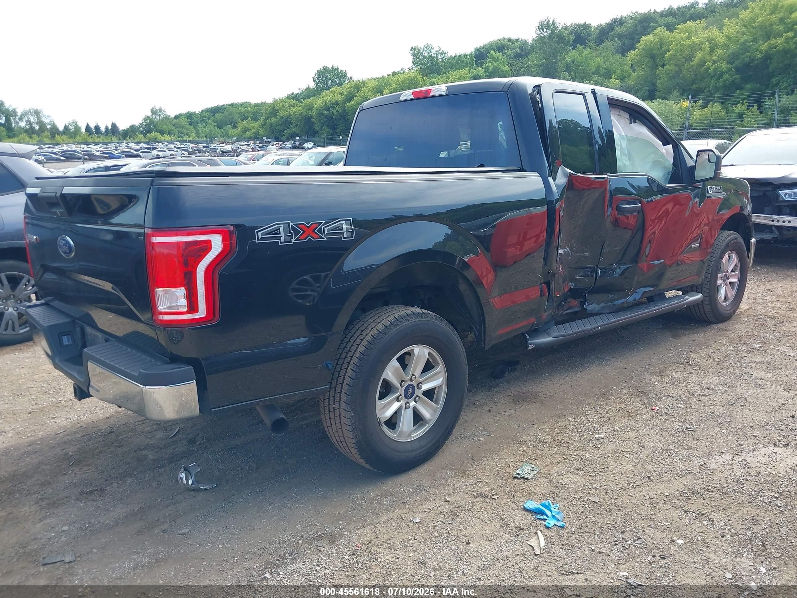 2015 Ford F-150 Xlt Black vin: 1FTEX1EP7FFC34087