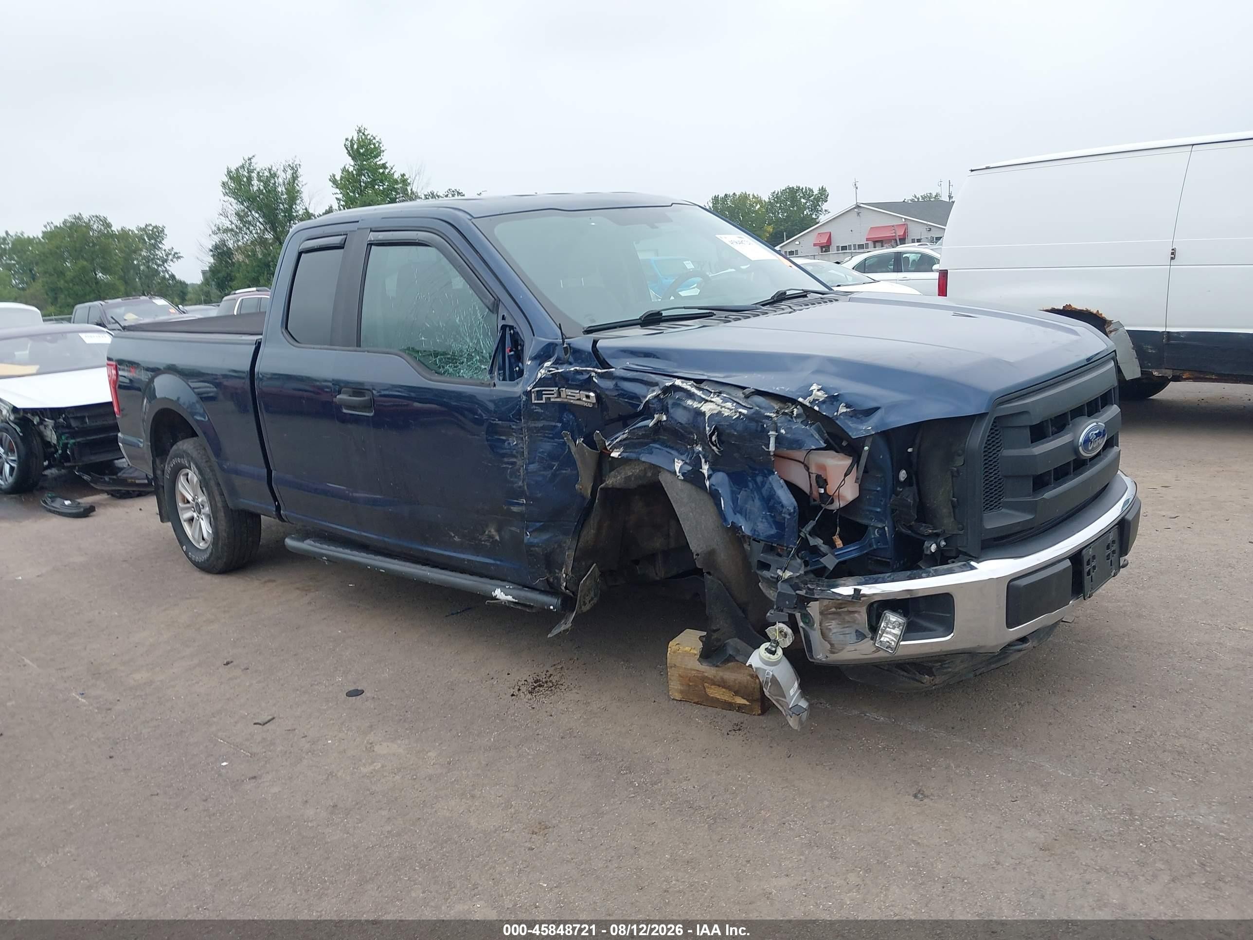 2015 Ford F-150 Xl Blue vin: 1FTEX1EP7FFC89963