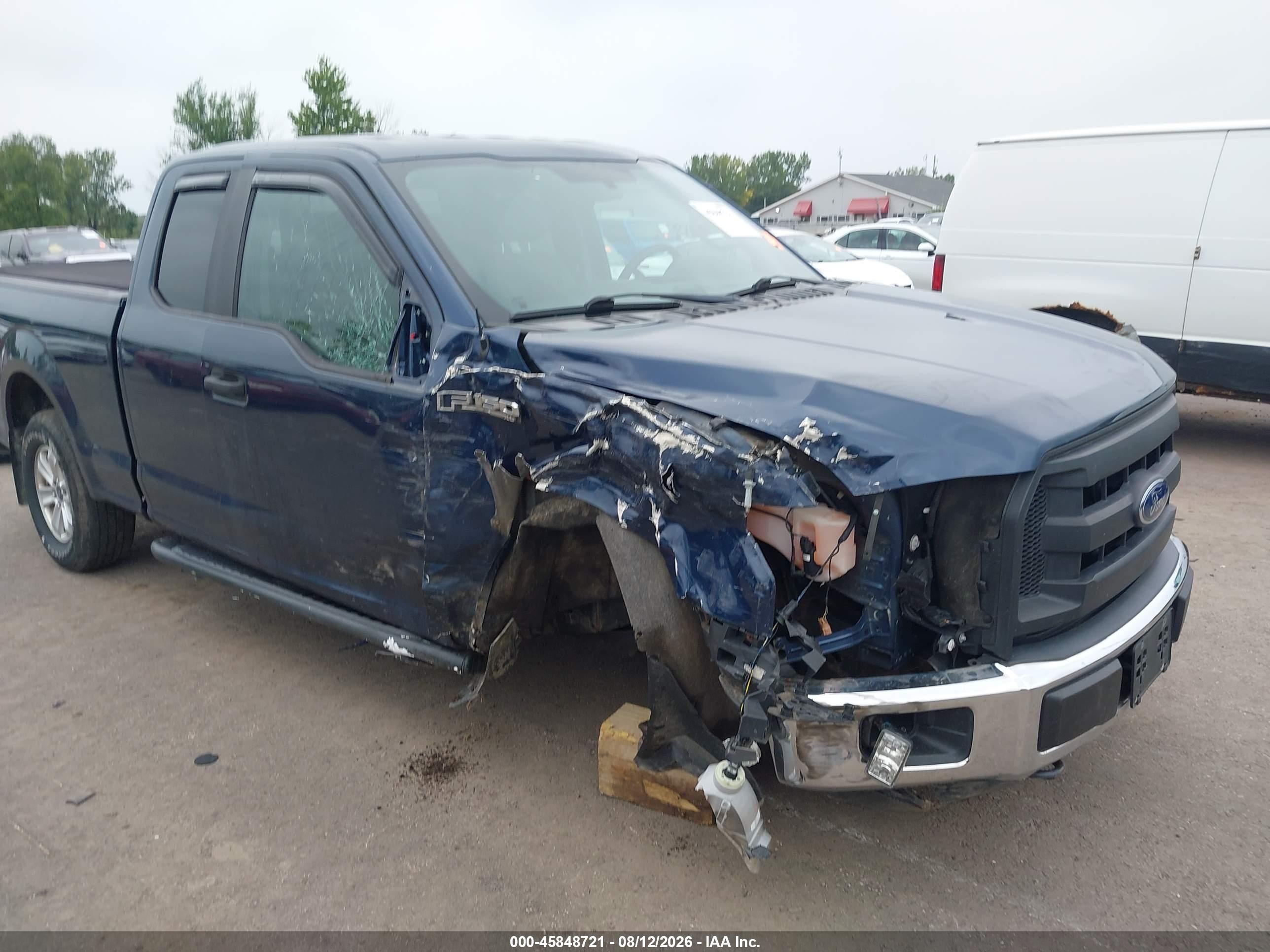 2015 Ford F-150 Xl Blue vin: 1FTEX1EP7FFC89963