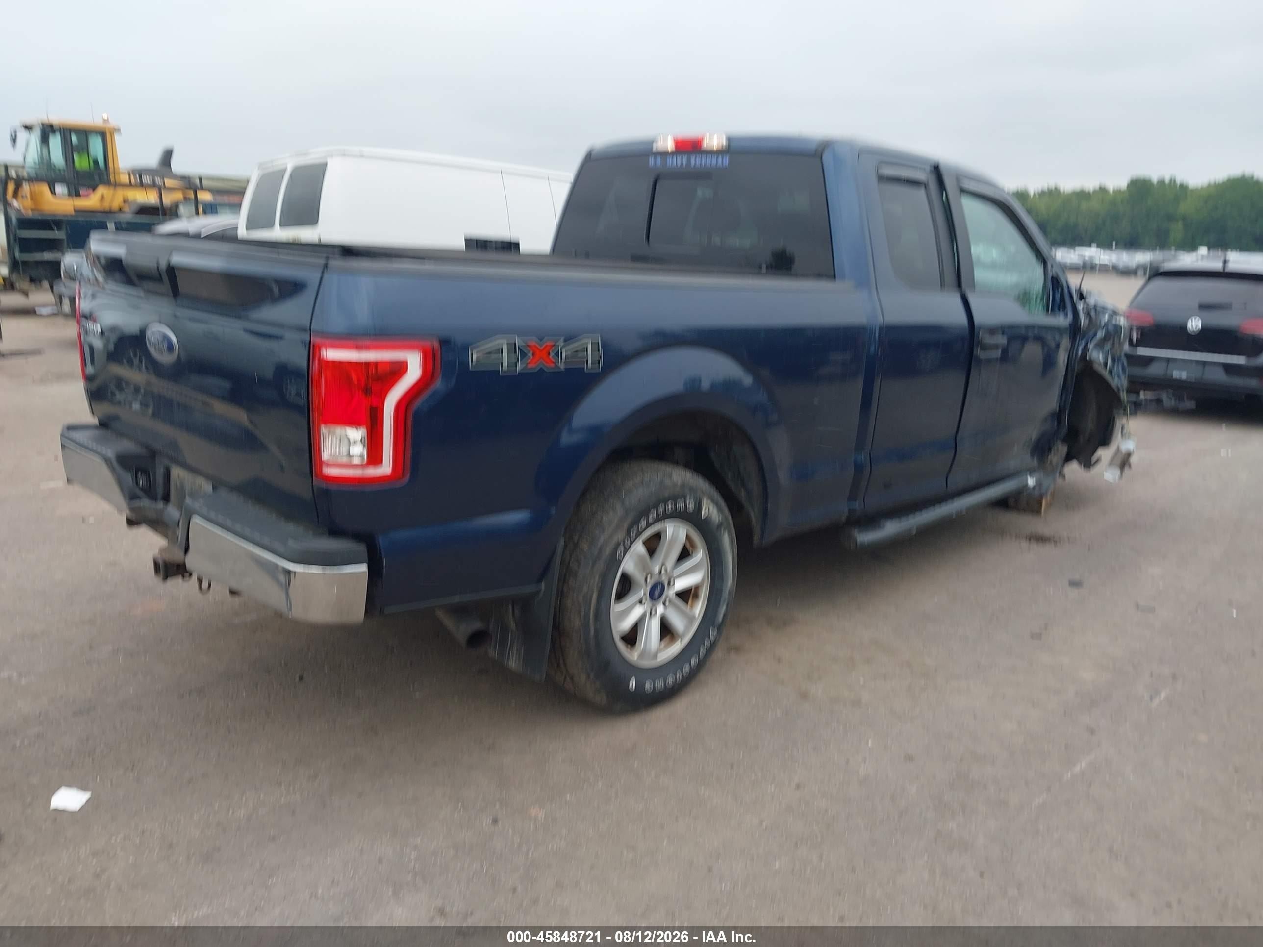 2015 Ford F-150 Xl Blue vin: 1FTEX1EP7FFC89963