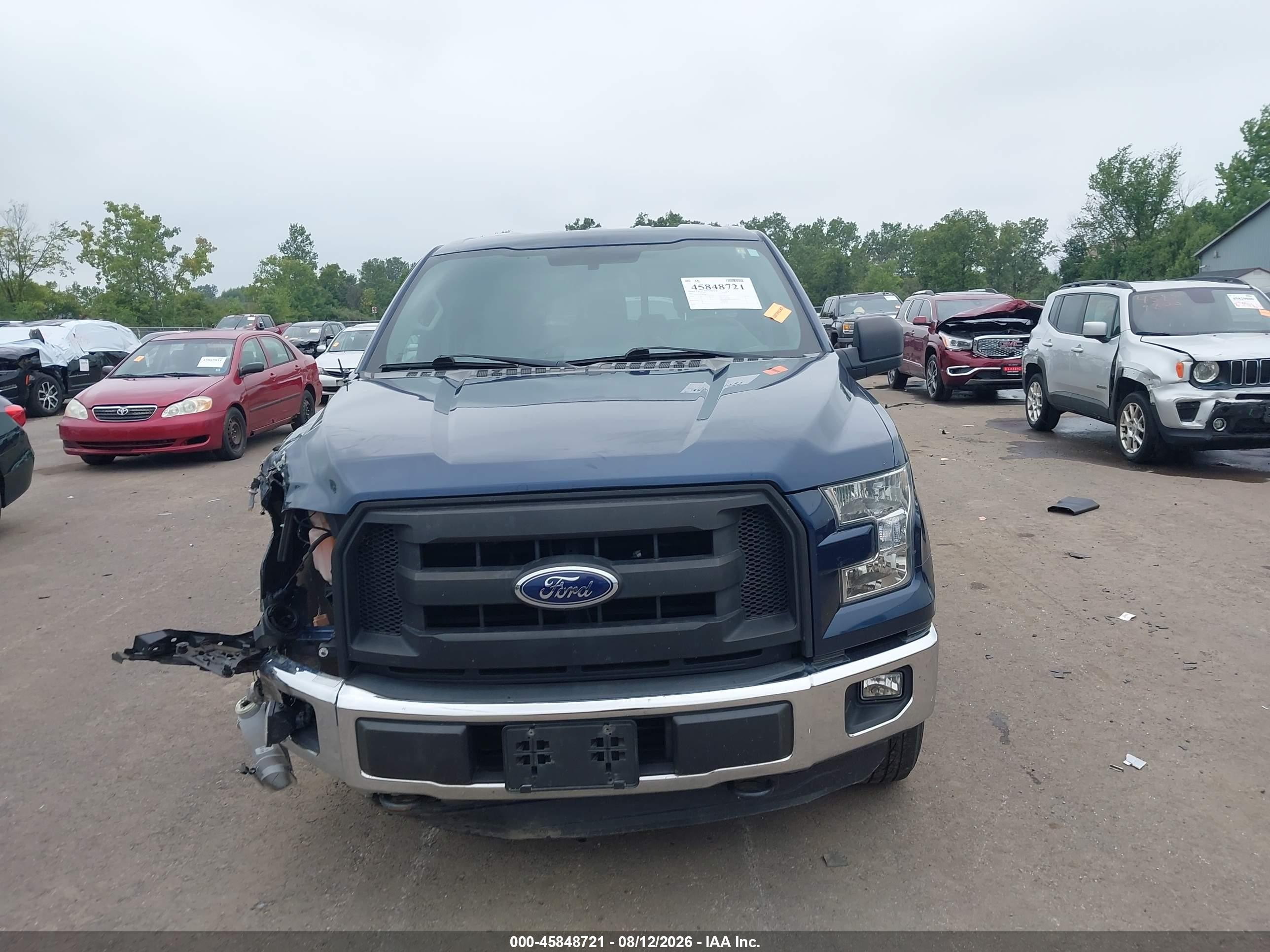 2015 Ford F-150 Xl Blue vin: 1FTEX1EP7FFC89963