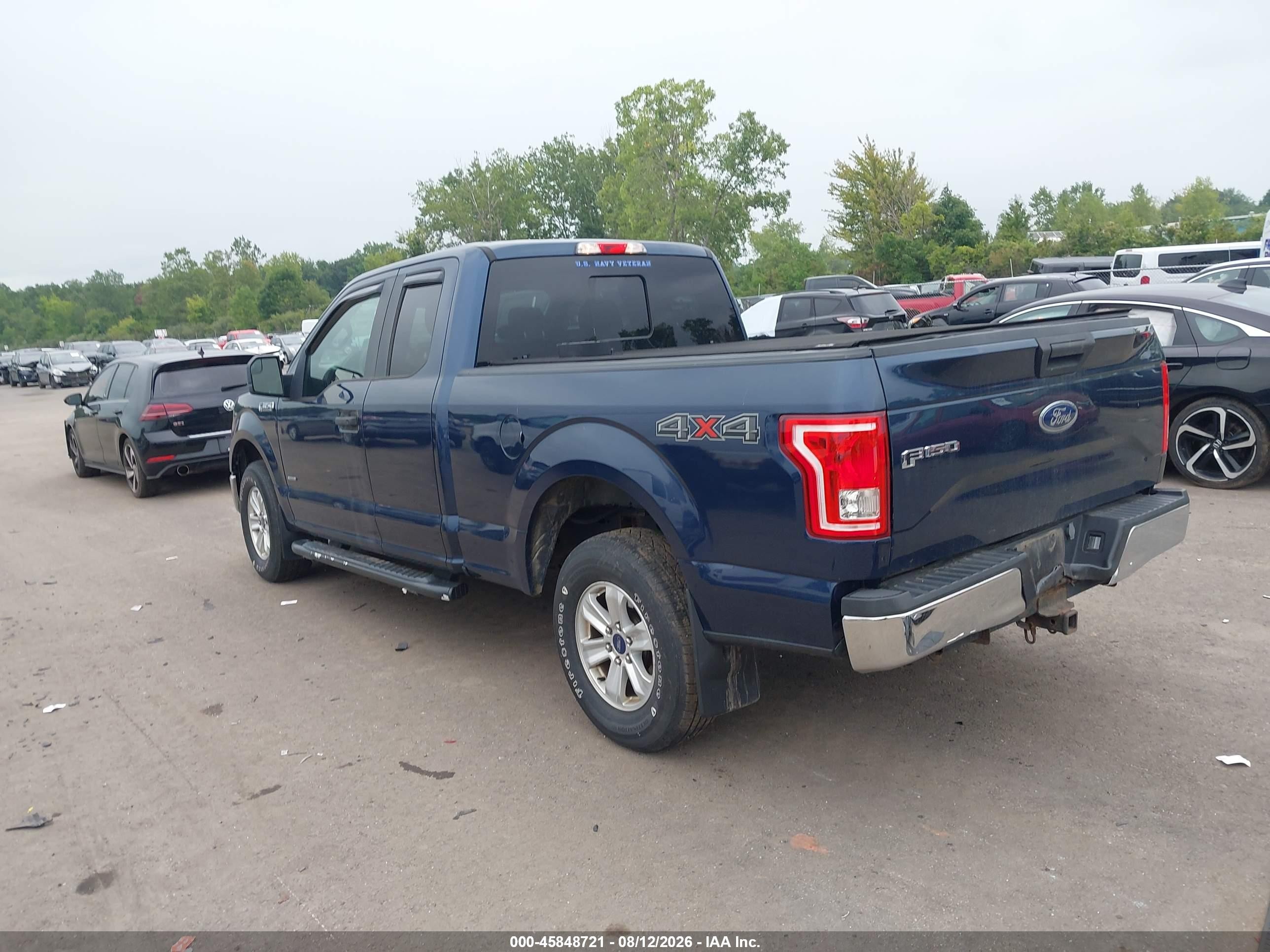 2015 Ford F-150 Xl Blue vin: 1FTEX1EP7FFC89963