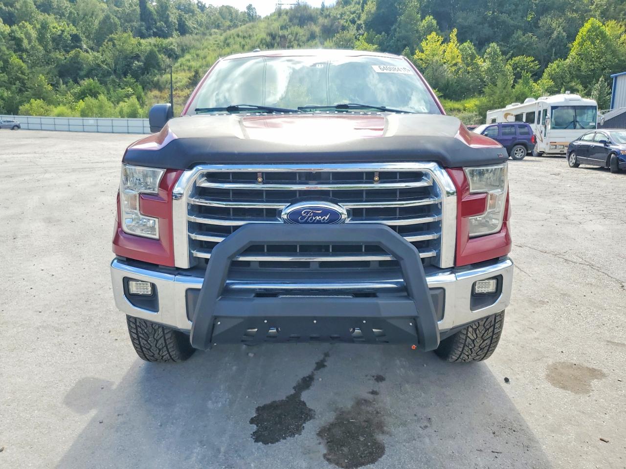 2015 Ford F150 Super Cab Red vin: 1FTEX1EP7FFD11993