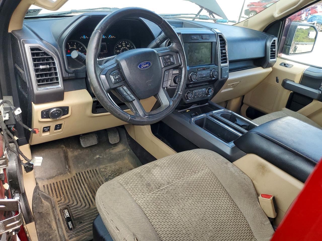 2015 Ford F150 Super Cab Red vin: 1FTEX1EP7FFD11993