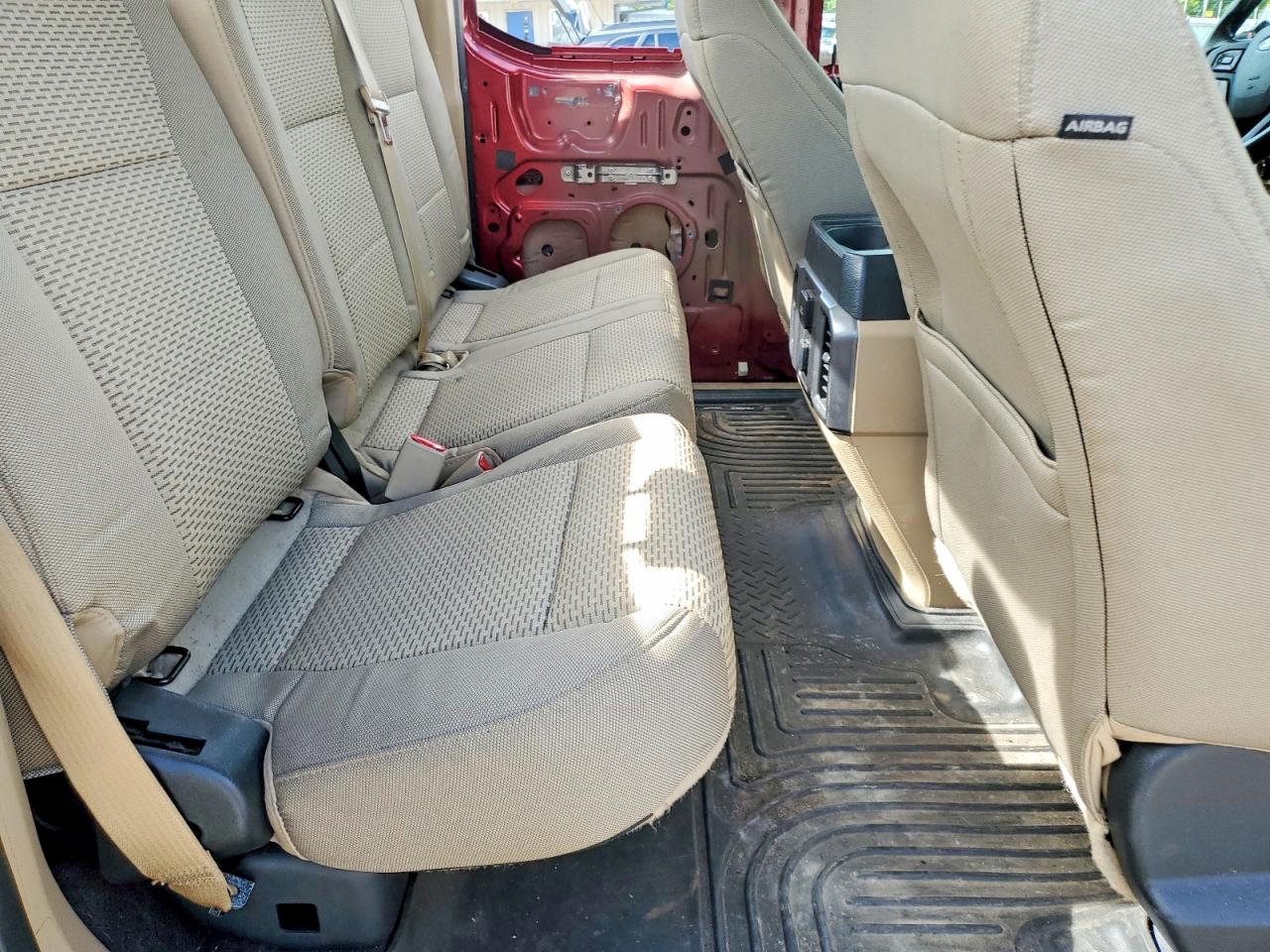 2015 Ford F150 Super Cab Red vin: 1FTEX1EP7FFD11993