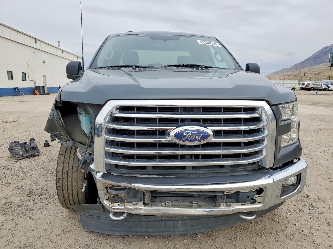 2015 Ford F150 Super Cab Gray vin: 1FTEX1EP7FKD09913