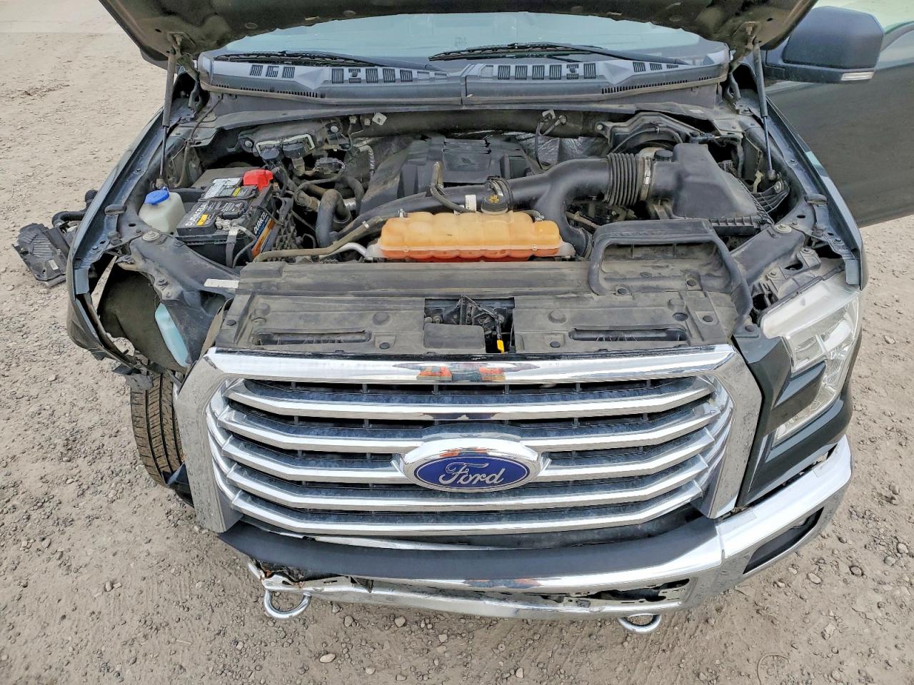 2015 Ford F150 Super Cab Gray vin: 1FTEX1EP7FKD09913