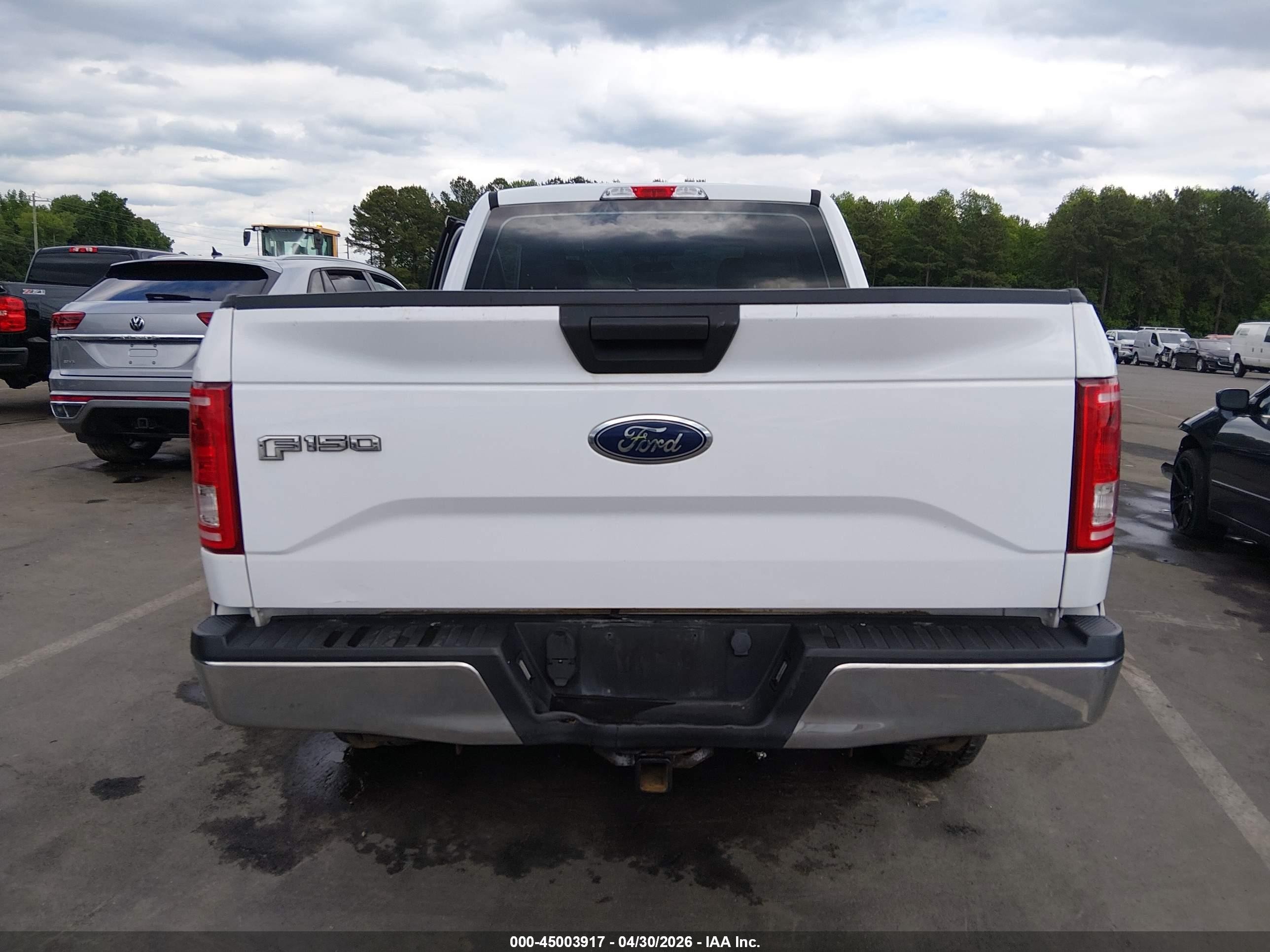 2015 Ford F-150 Lariat/xl/xlt White vin: 1FTEX1EP7FKD23424