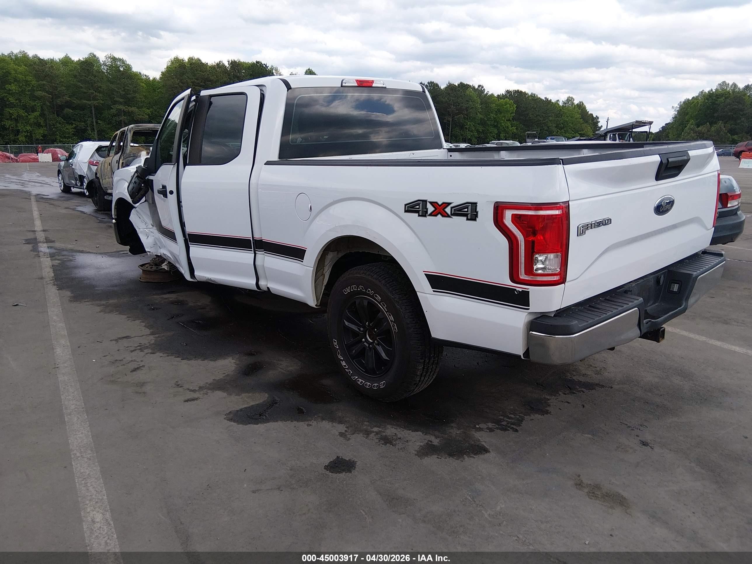 2015 Ford F-150 Lariat/xl/xlt White vin: 1FTEX1EP7FKD23424