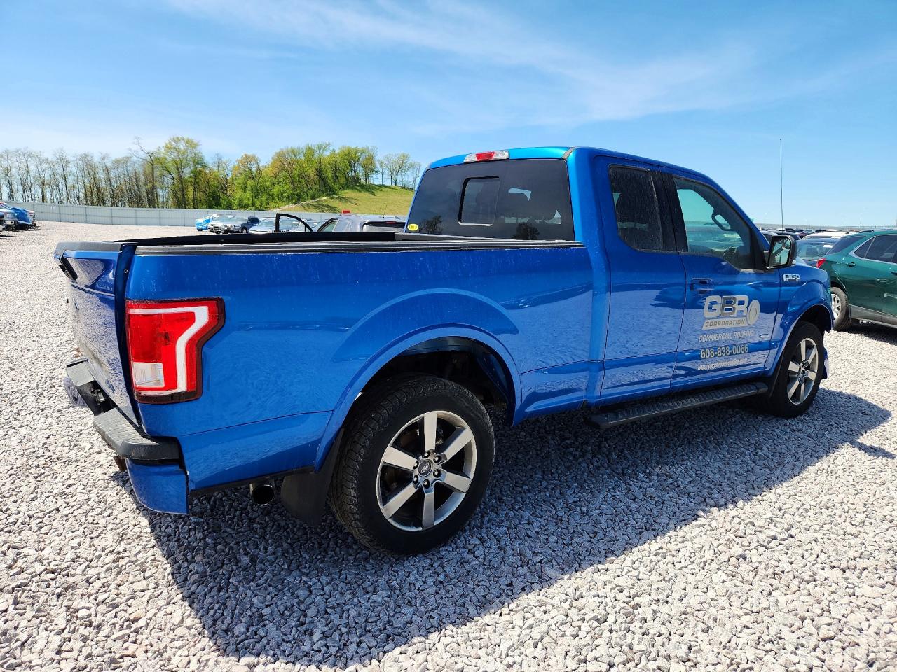 2015 Ford F150 Super Cab Blue vin: 1FTEX1EP7FKE35348