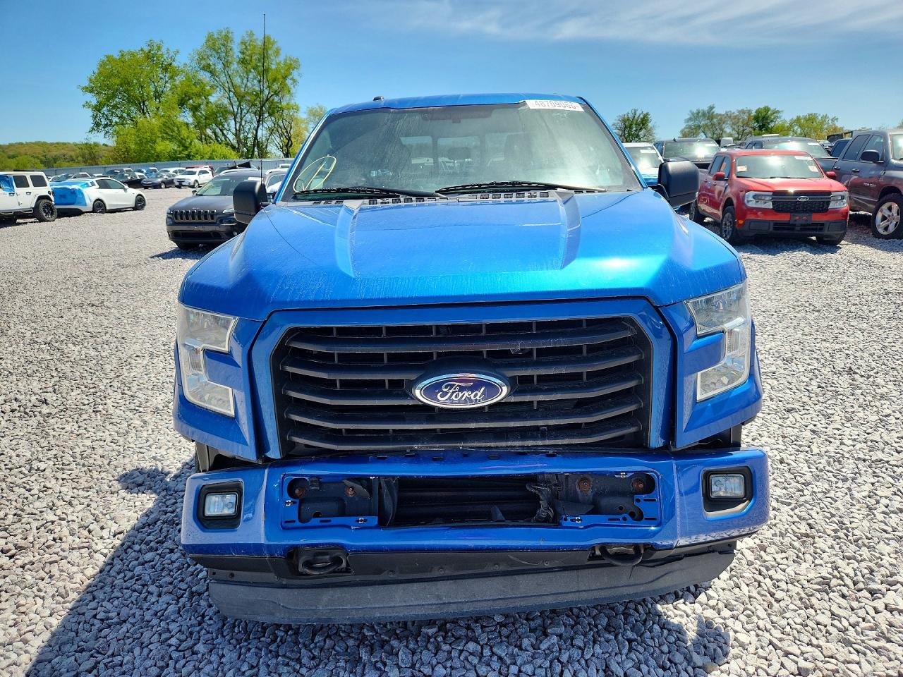 2015 Ford F150 Super Cab Blue vin: 1FTEX1EP7FKE35348