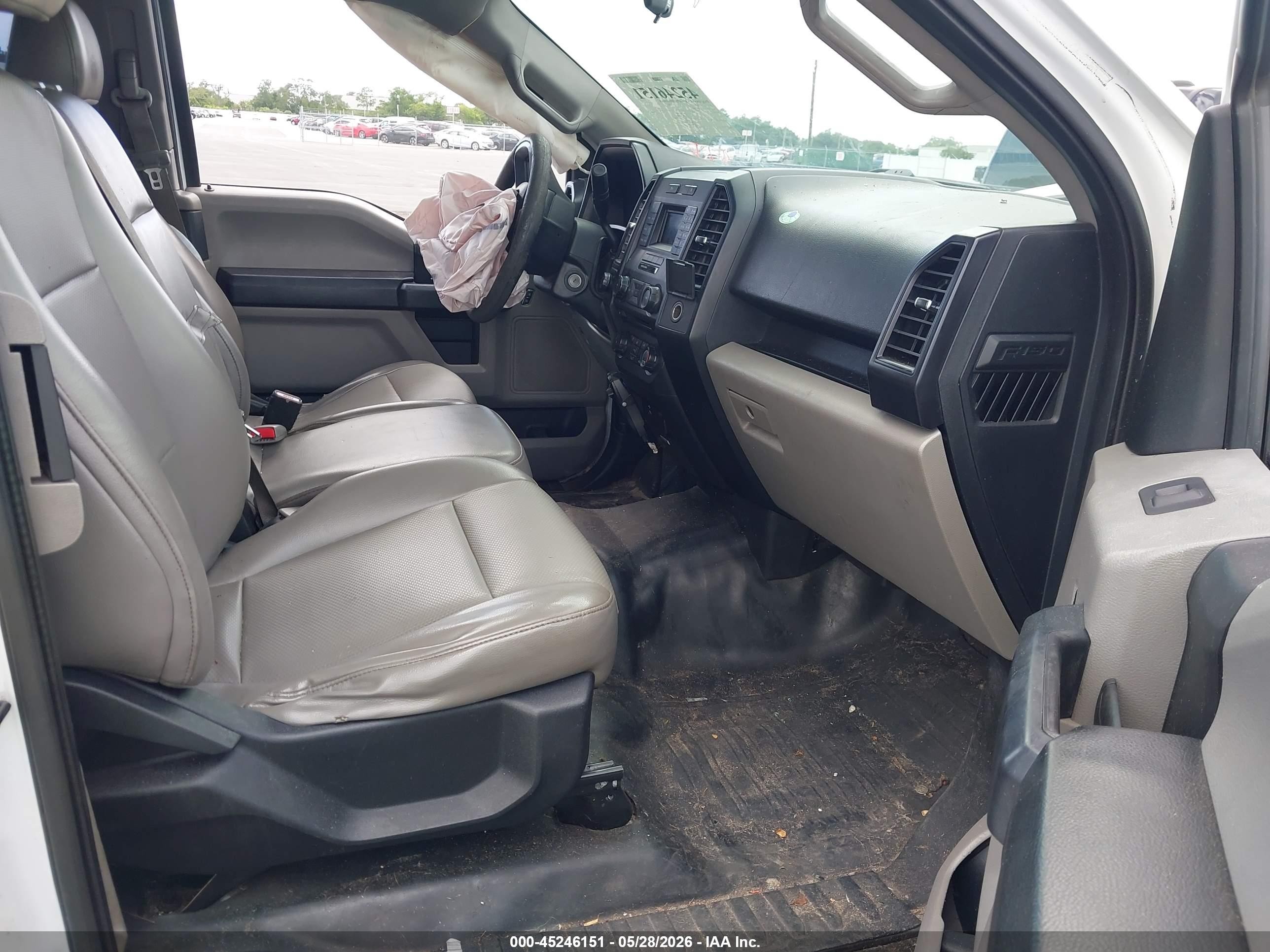 2017 Ford F-150 Xl White vin: 1FTEX1EP7HFA42087