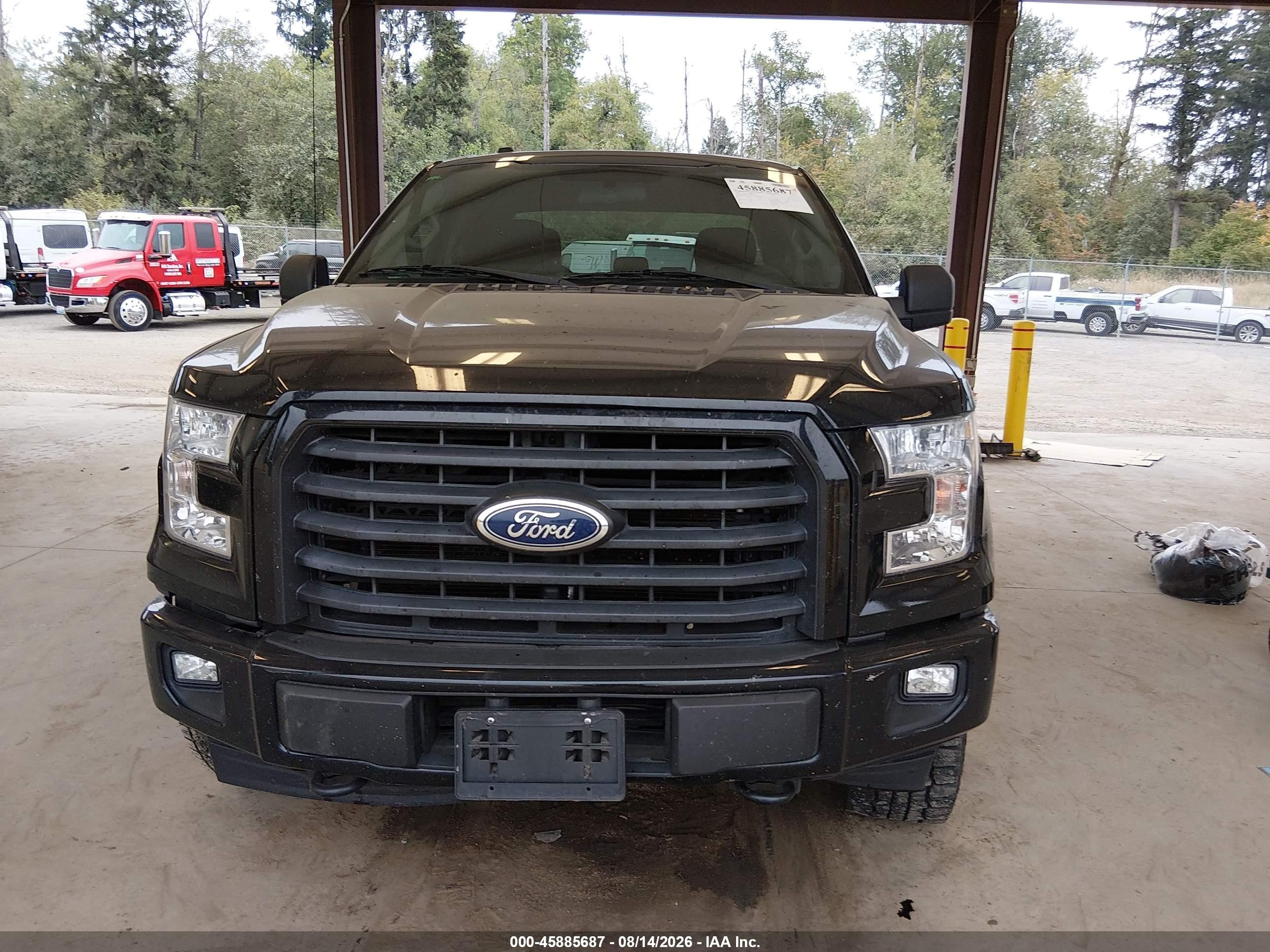2017 Ford F-150 Xl Black vin: 1FTEX1EP7HFC13114