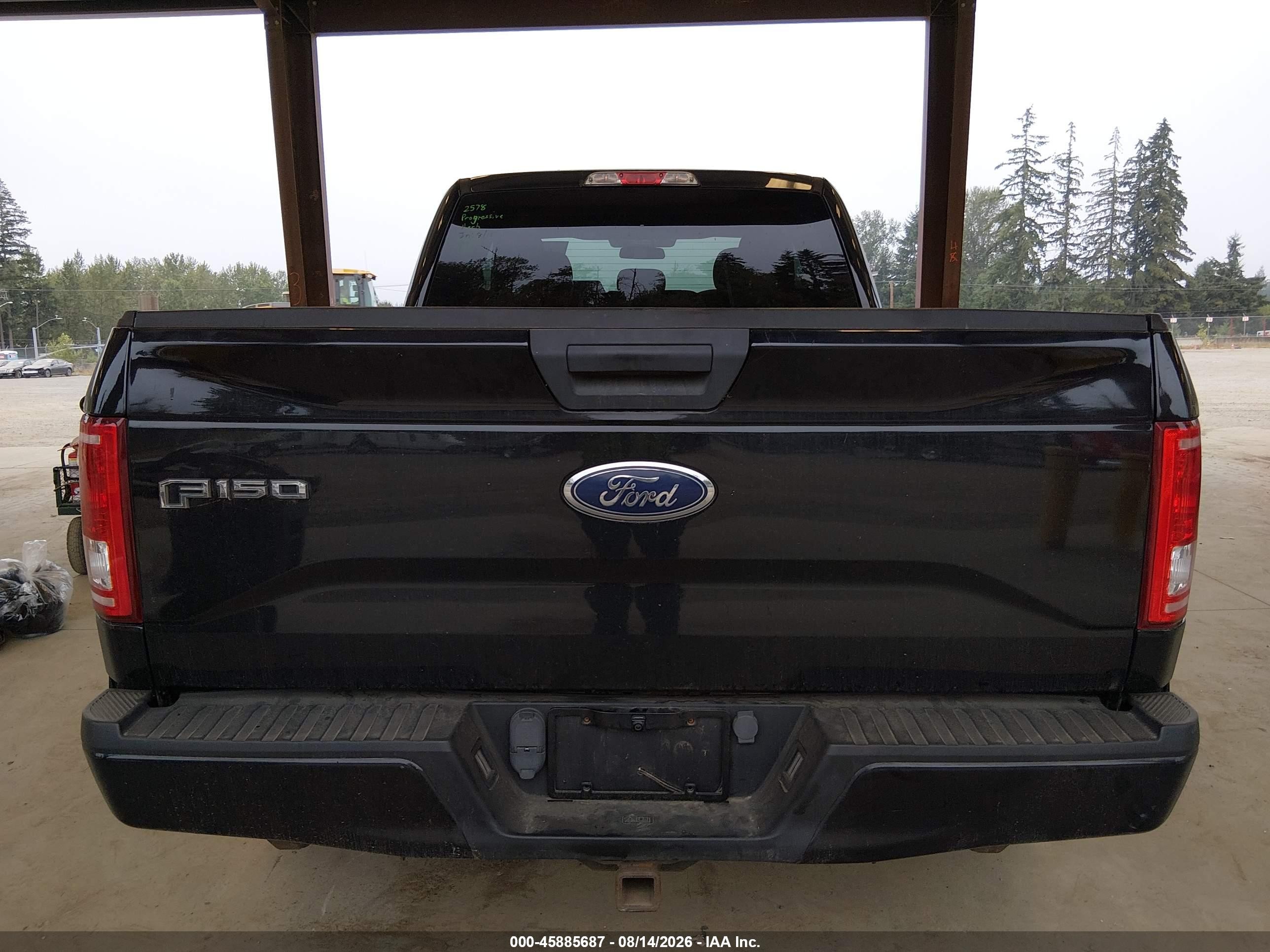 2017 Ford F-150 Xl Black vin: 1FTEX1EP7HFC13114