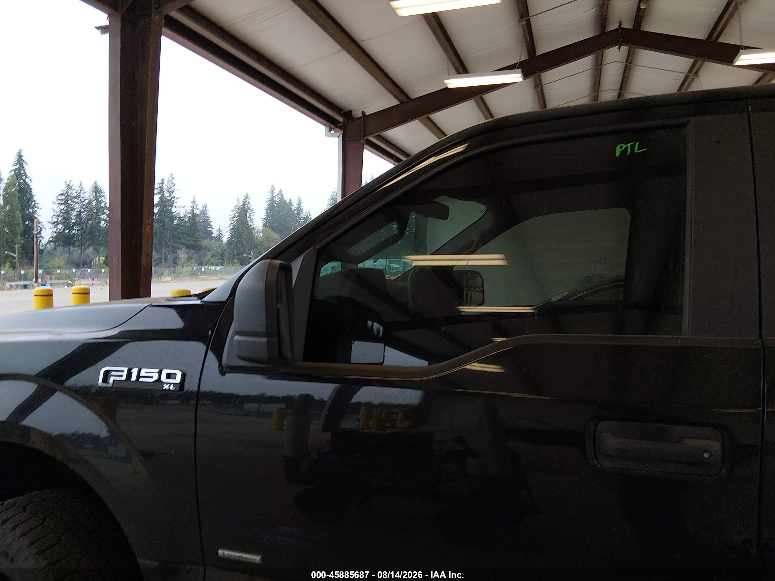 2017 Ford F-150 Xl Black vin: 1FTEX1EP7HFC13114