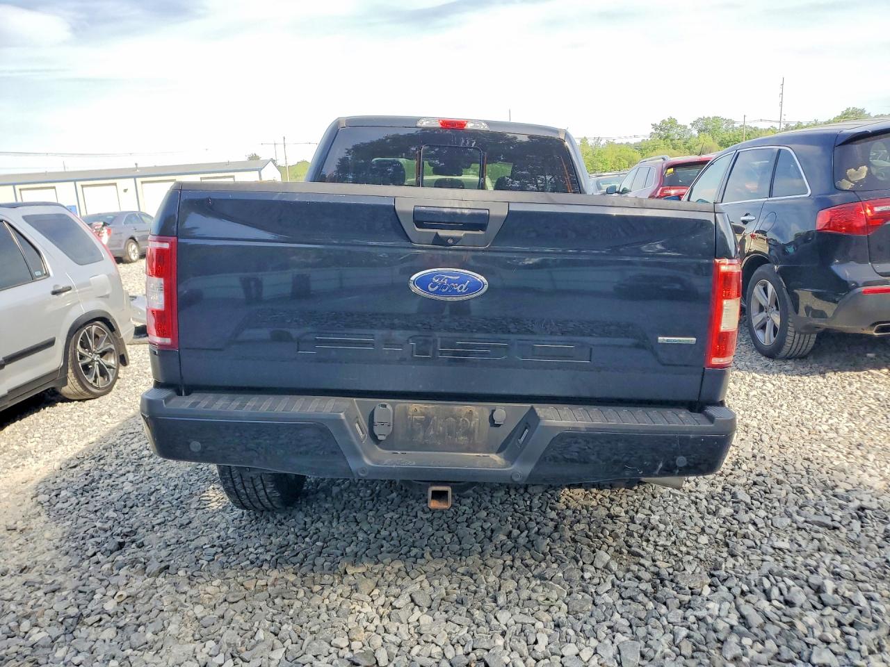 2018 Ford F150 Super Cab Black vin: 1FTEX1EP7JFC58558