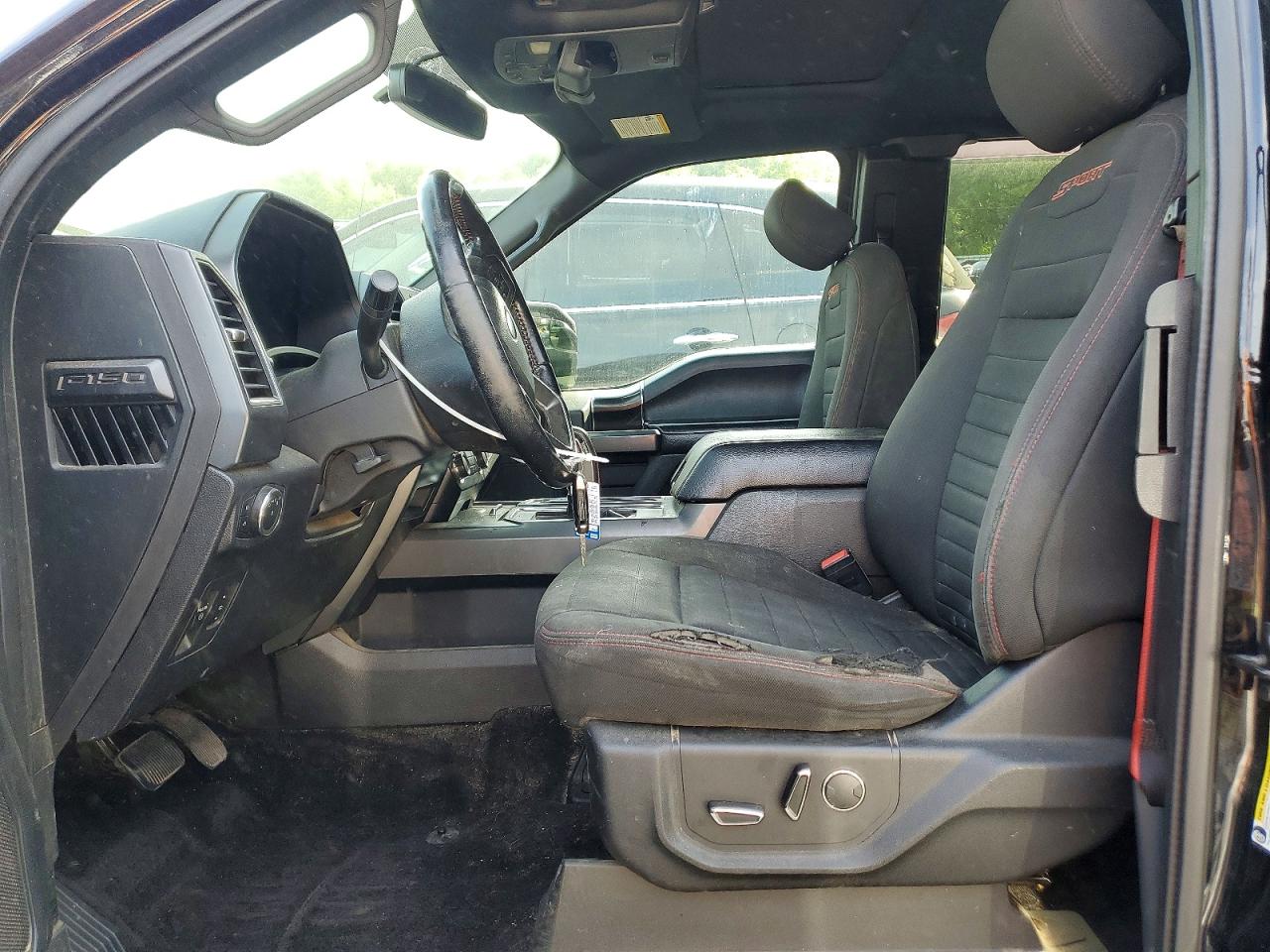 2018 Ford F150 Super Cab Black vin: 1FTEX1EP7JFC58558