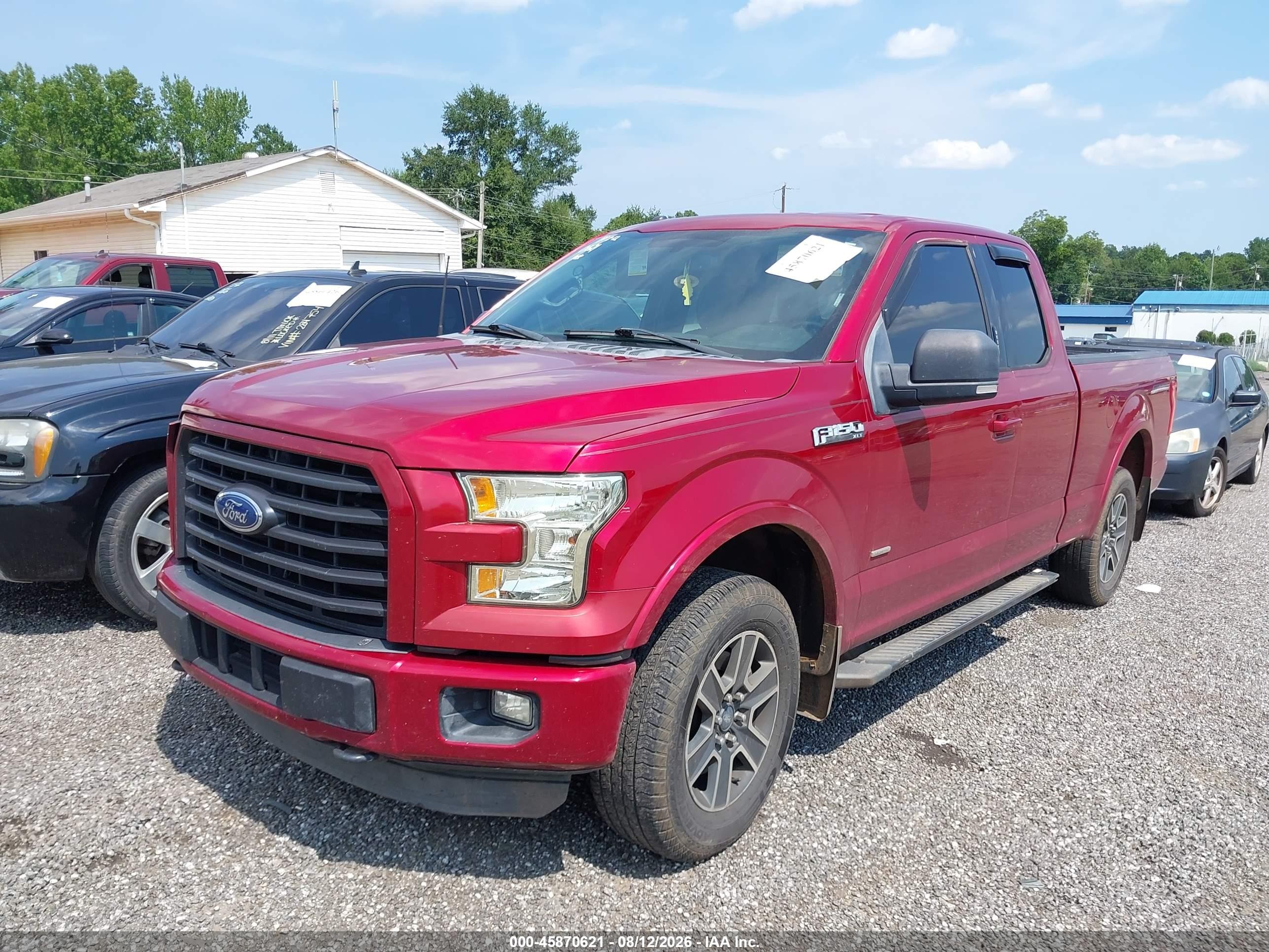 2015 Ford F-150 Xlt Red vin: 1FTEX1EP8FFB31650