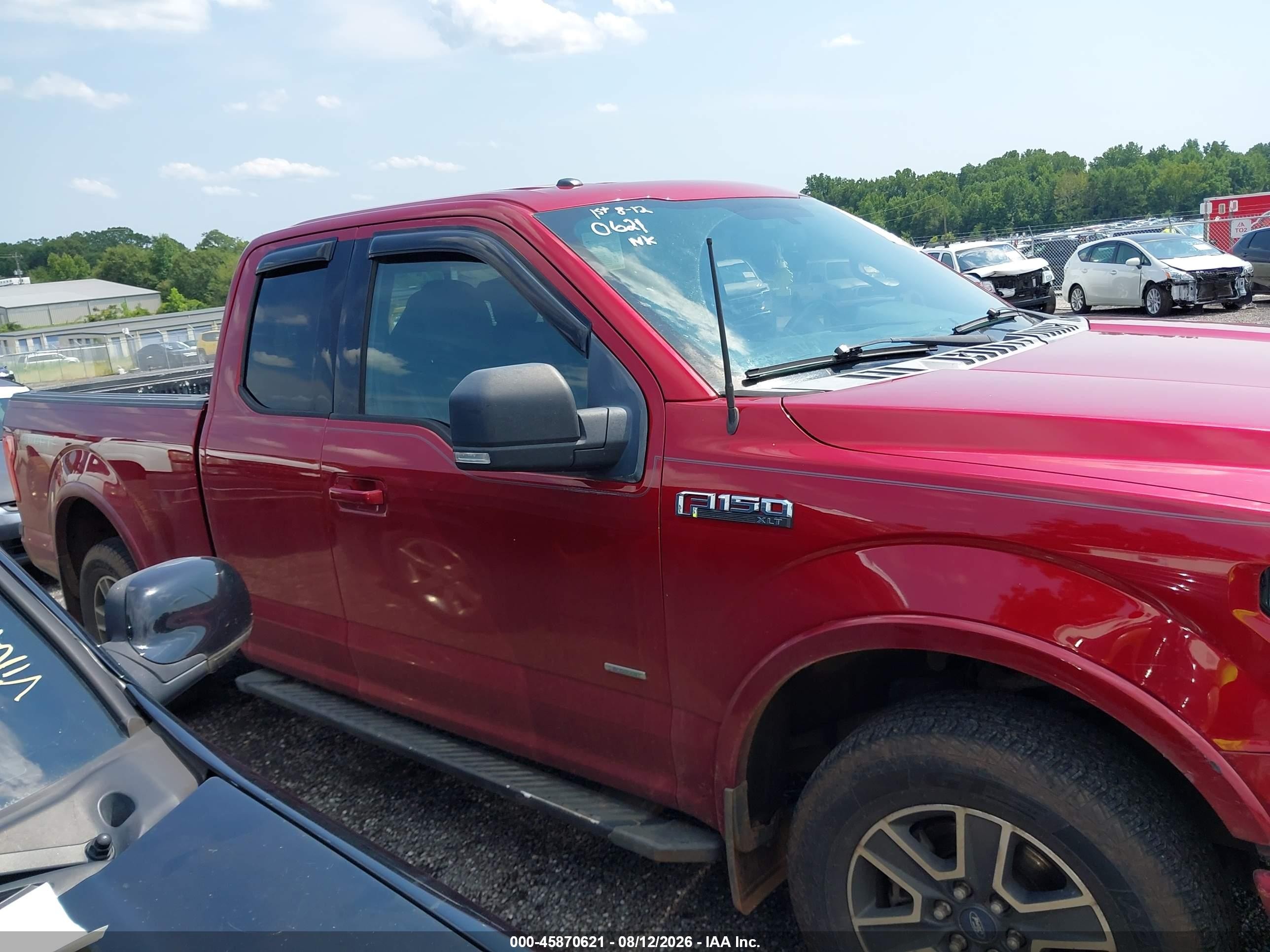 2015 Ford F-150 Xlt Red vin: 1FTEX1EP8FFB31650