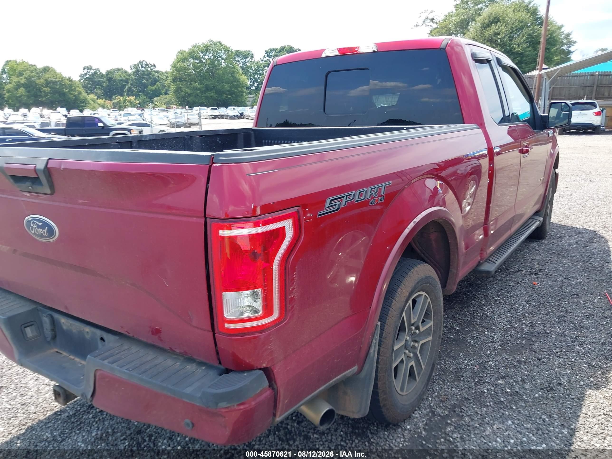 2015 Ford F-150 Xlt Red vin: 1FTEX1EP8FFB31650