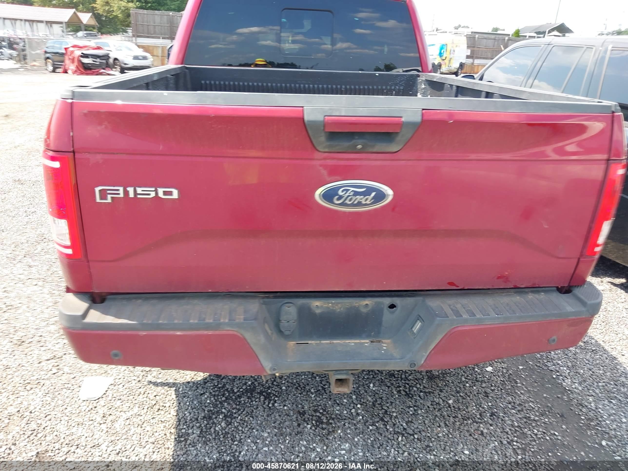 2015 Ford F-150 Xlt Red vin: 1FTEX1EP8FFB31650