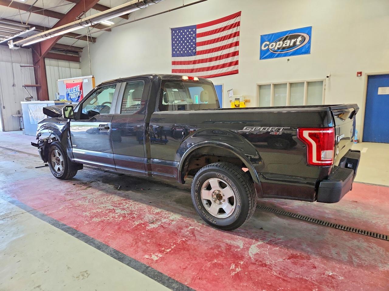 2015 Ford F150 Super Cab Black vin: 1FTEX1EP8FFC04824