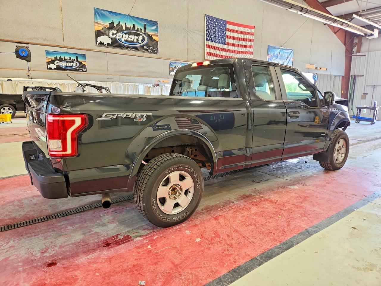 2015 Ford F150 Super Cab Black vin: 1FTEX1EP8FFC04824