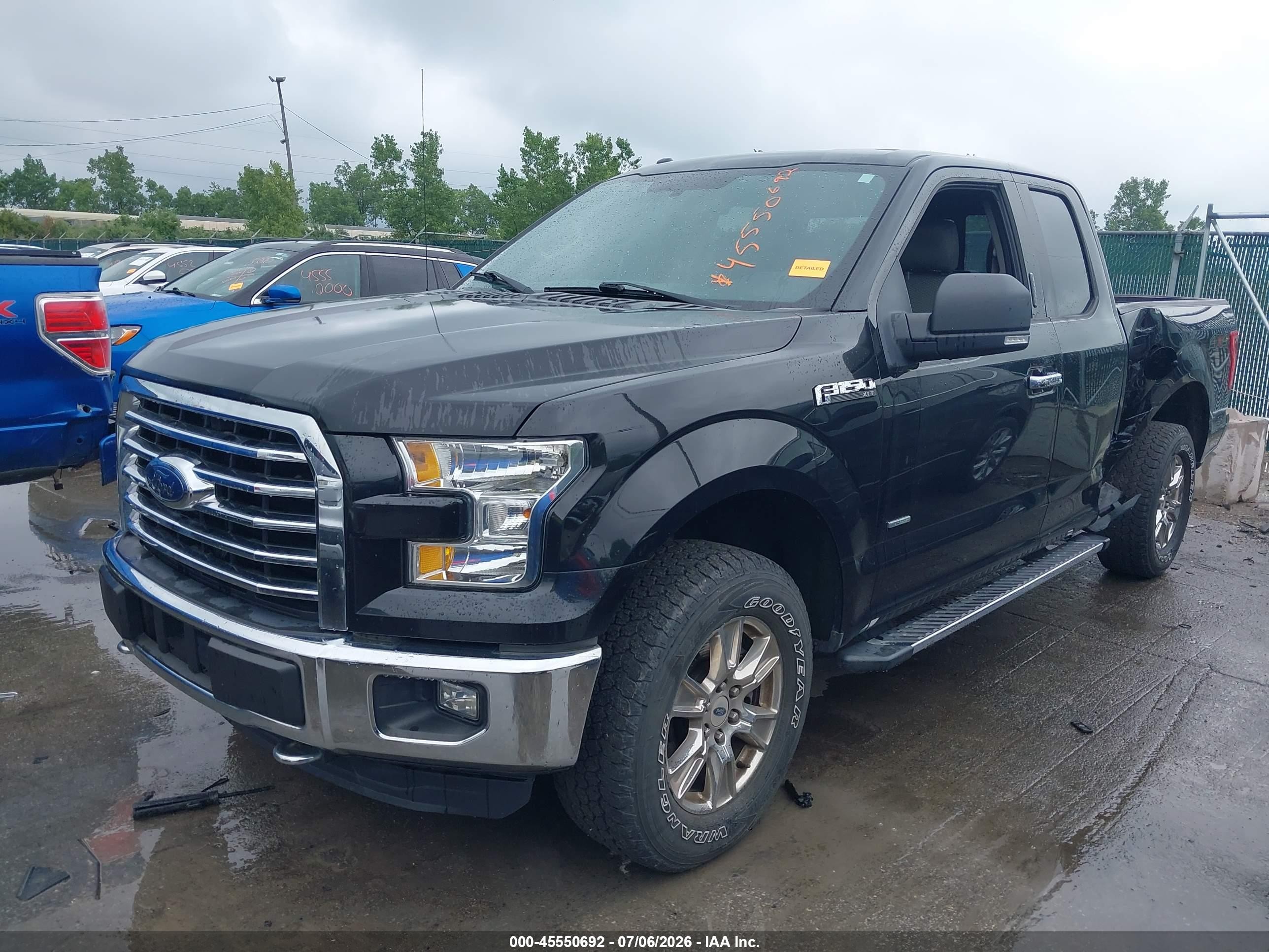 2015 Ford F-150 Lariat/xl/xlt Black vin: 1FTEX1EP8FFC51397