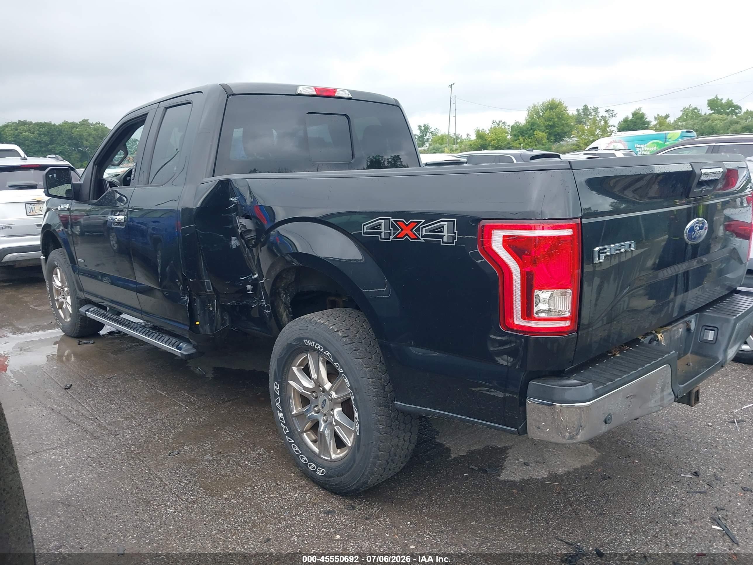 2015 Ford F-150 Lariat/xl/xlt Black vin: 1FTEX1EP8FFC51397