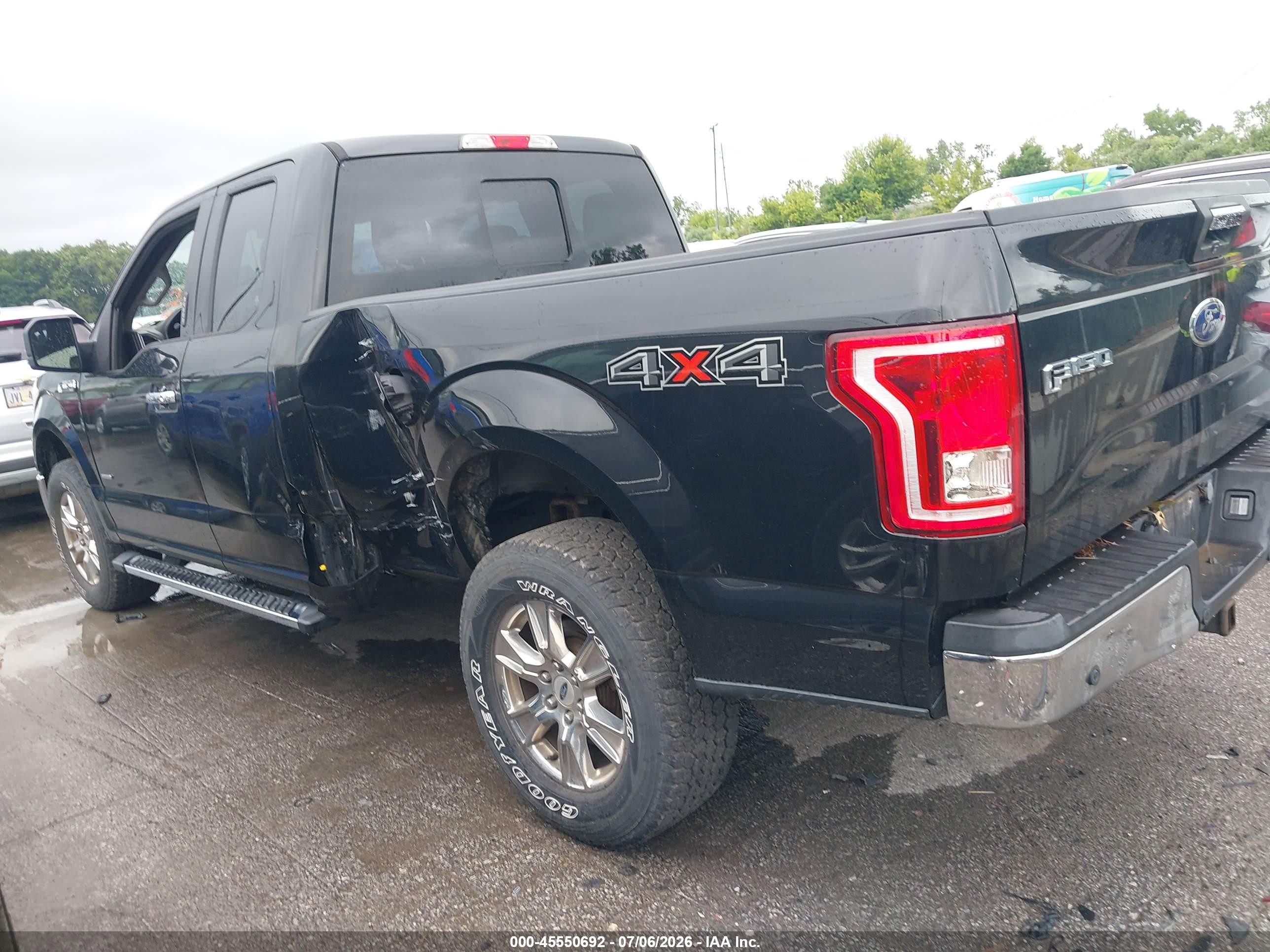 2015 Ford F-150 Lariat/xl/xlt Black vin: 1FTEX1EP8FFC51397