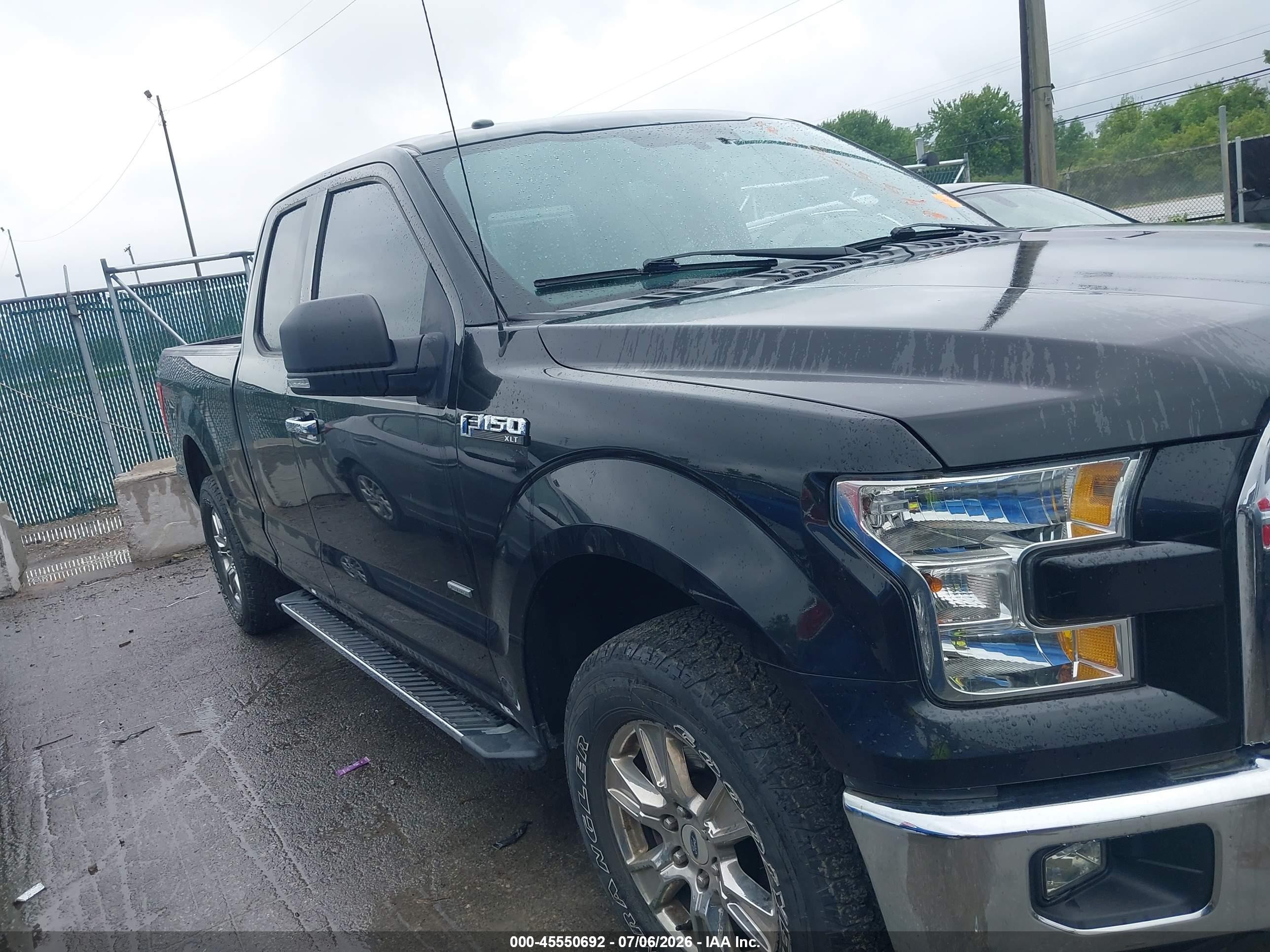 2015 Ford F-150 Lariat/xl/xlt Black vin: 1FTEX1EP8FFC51397