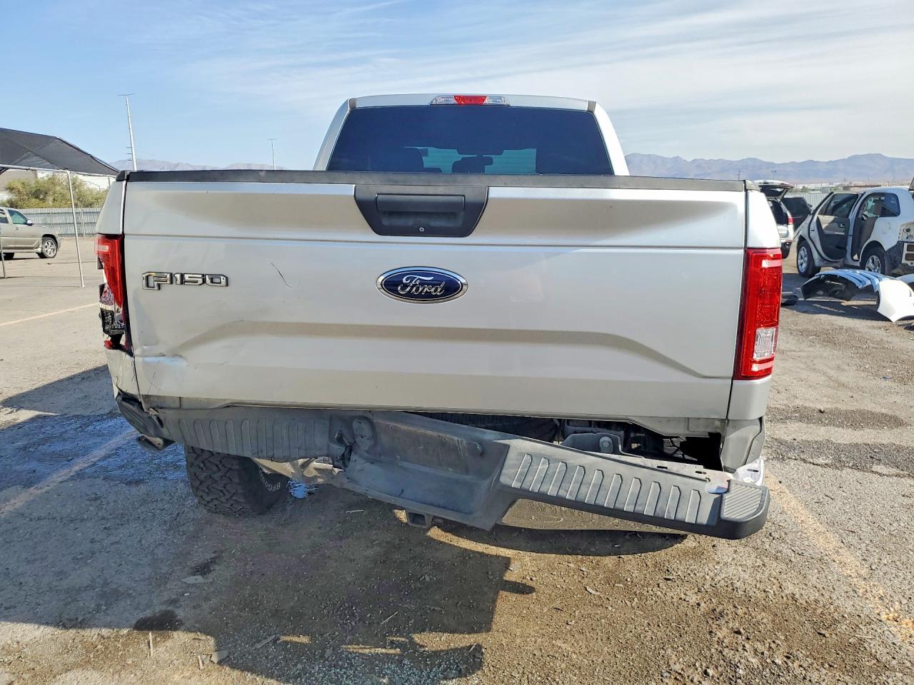 2015 Ford F150 Super Cab Silver vin: 1FTEX1EP8FKD68663