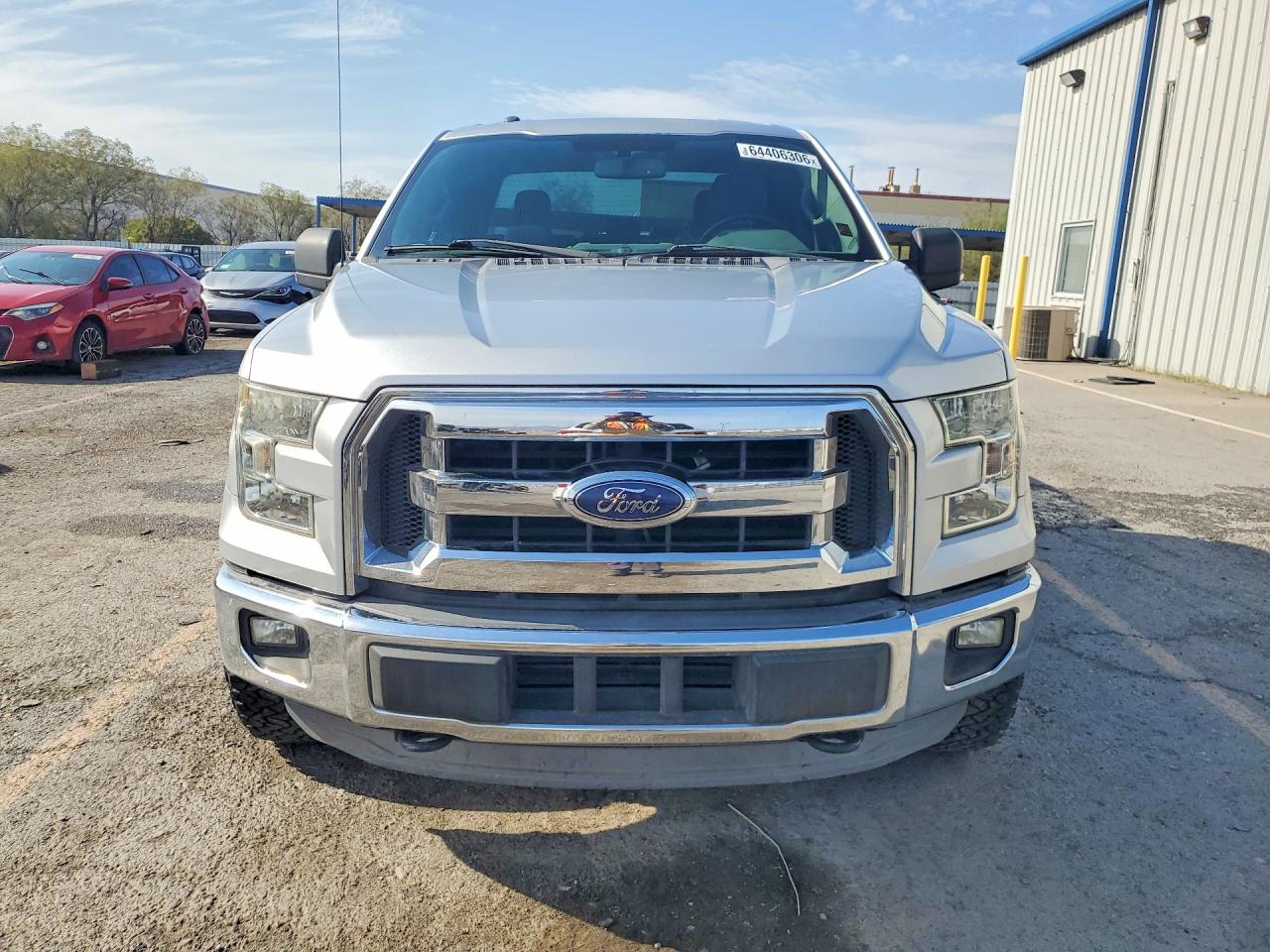 2015 Ford F150 Super Cab Silver vin: 1FTEX1EP8FKD68663