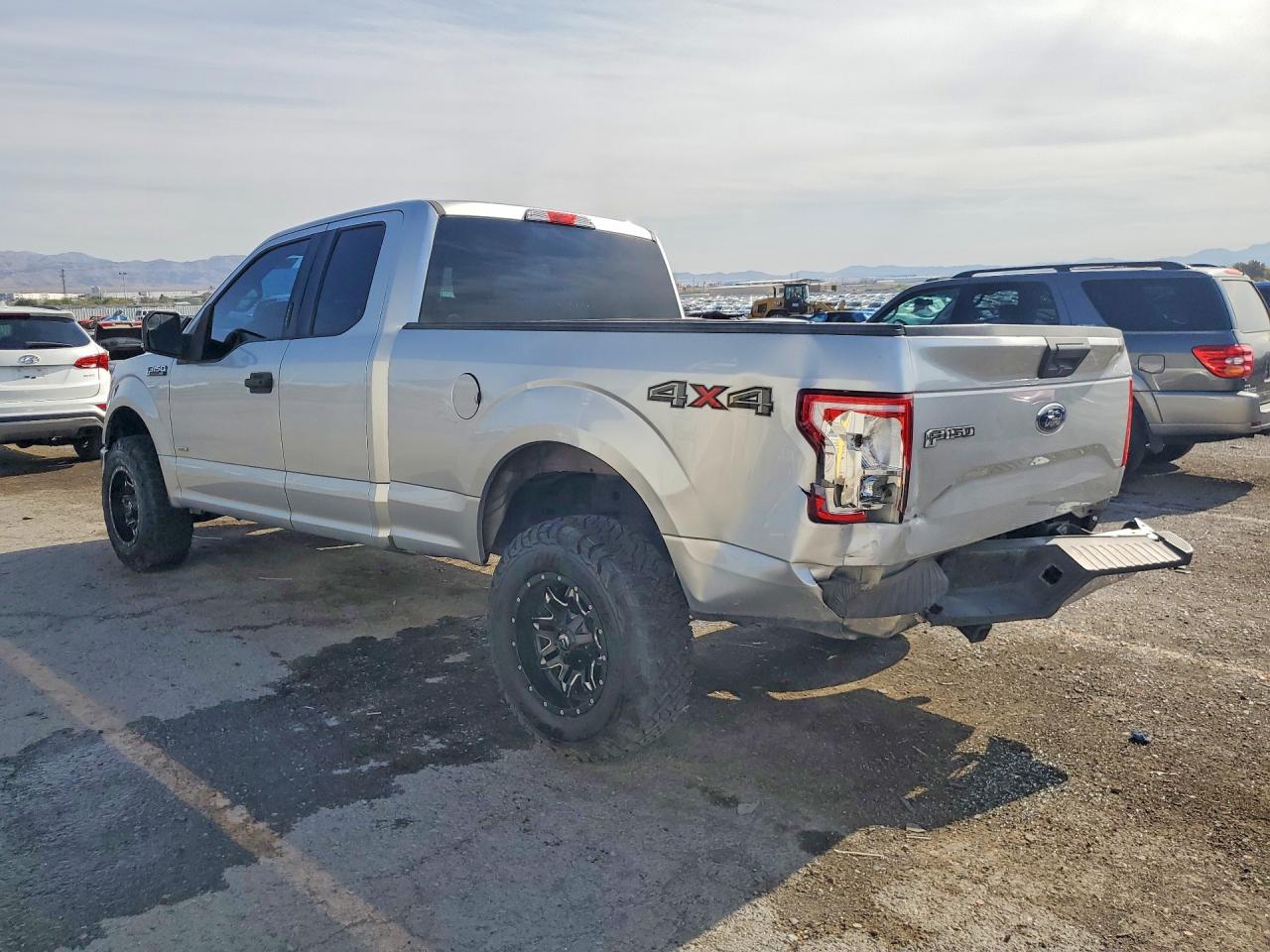 2015 Ford F150 Super Cab Silver vin: 1FTEX1EP8FKD68663
