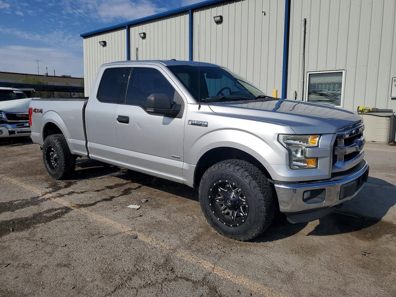 2015 Ford F150 Super Cab Silver vin: 1FTEX1EP8FKD68663