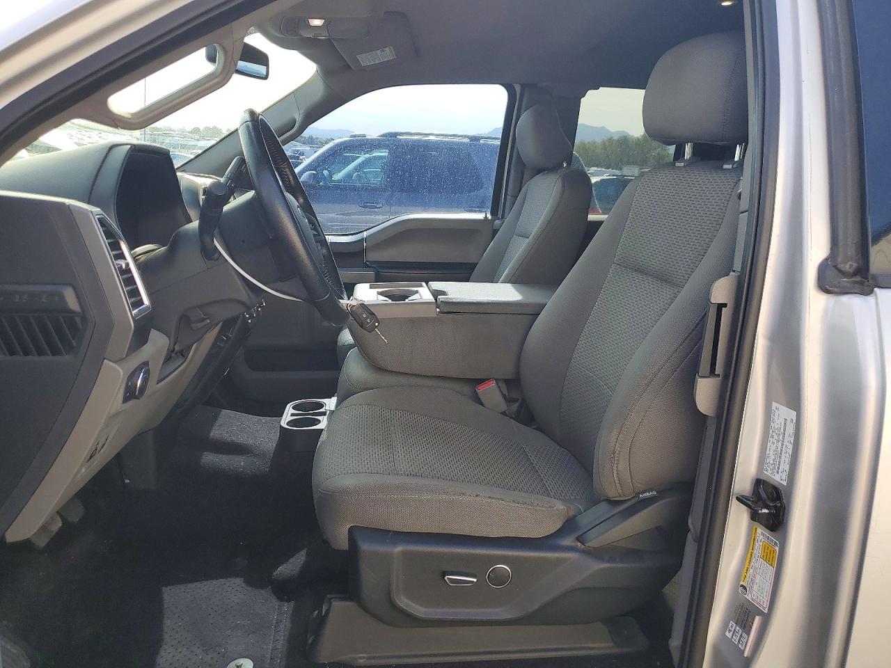 2015 Ford F150 Super Cab Silver vin: 1FTEX1EP8FKD68663