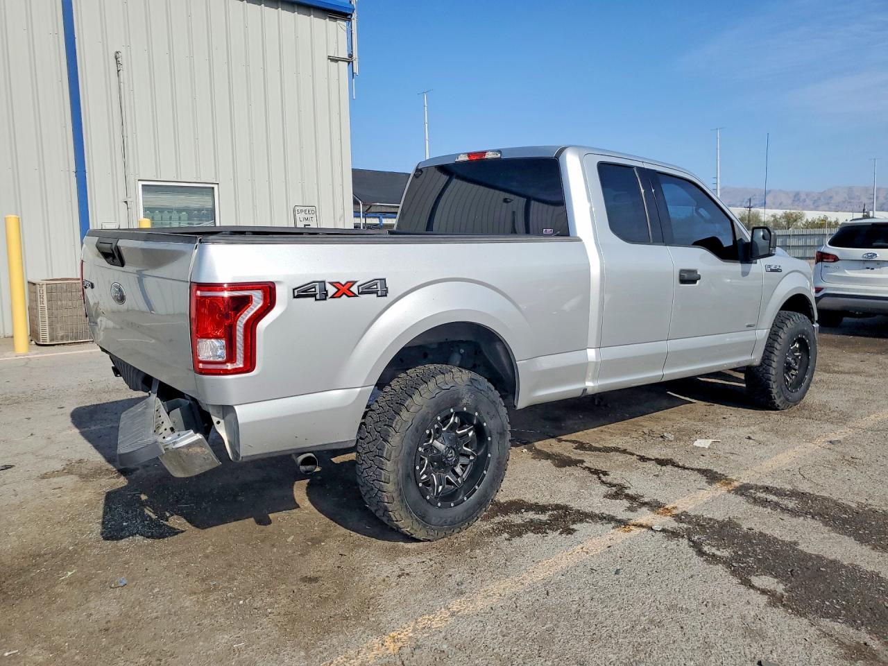 2015 Ford F150 Super Cab Silver vin: 1FTEX1EP8FKD68663