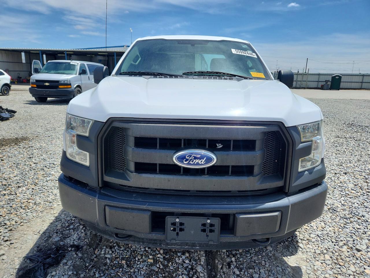 2015 Ford F150 Super Cab White vin: 1FTEX1EP8FKE21796