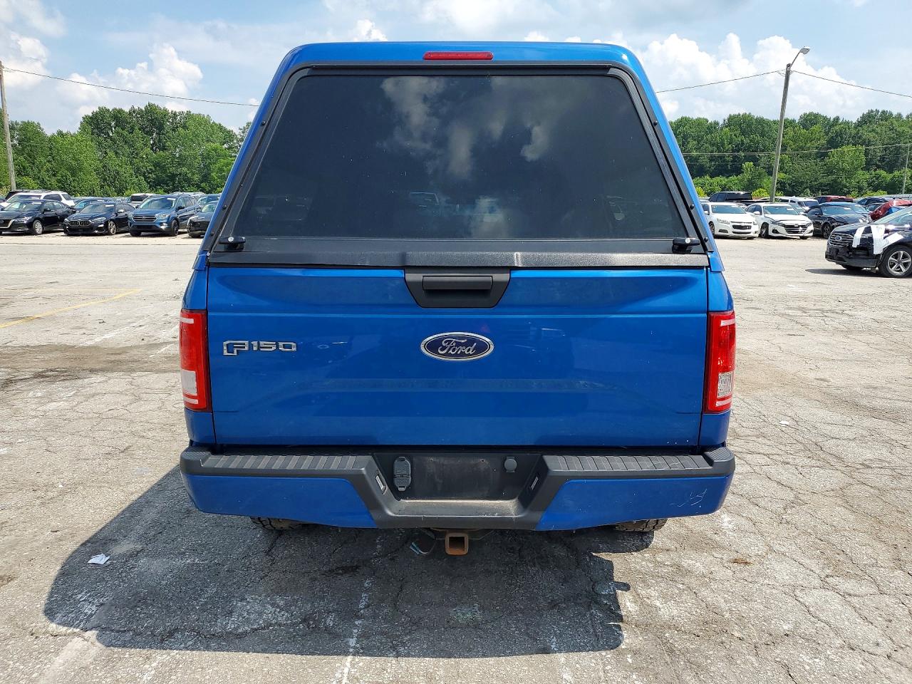 2015 Ford F150 Super Cab Blue vin: 1FTEX1EP8FKE74353