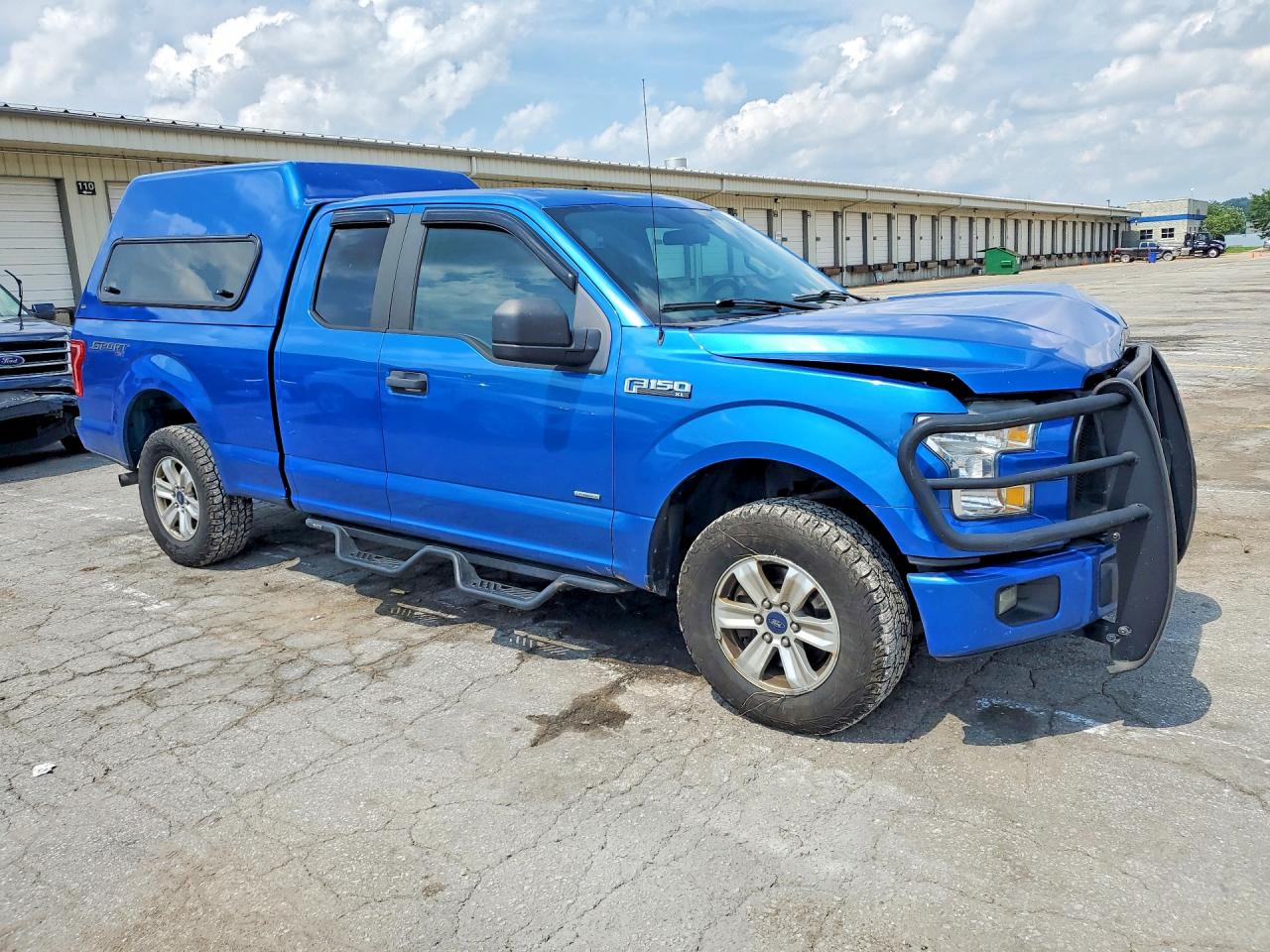 2015 Ford F150 Super Cab Blue vin: 1FTEX1EP8FKE74353