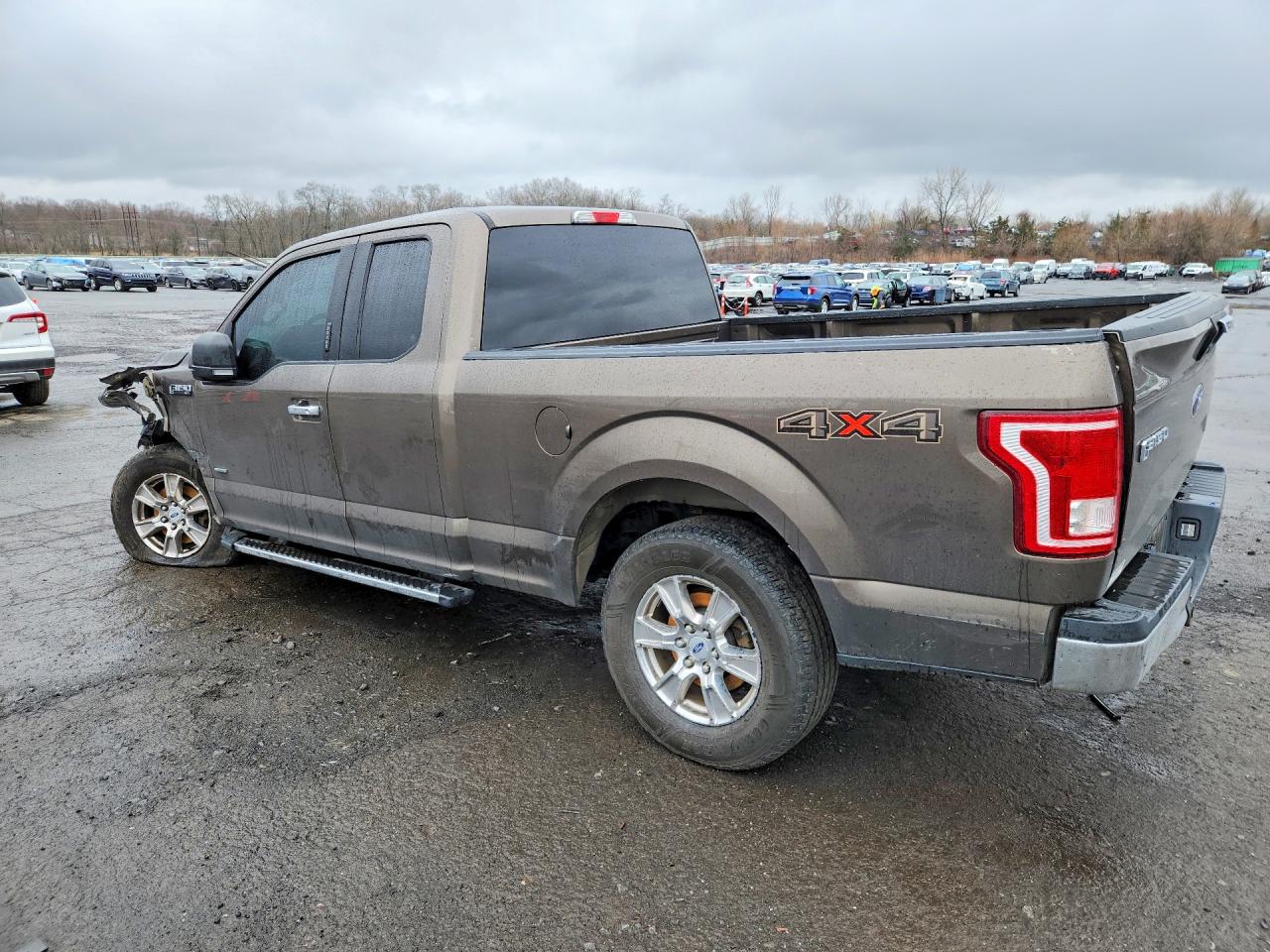 2015 Ford F150 Super Cab Коричневый vin: 1FTEX1EP9FFB54192