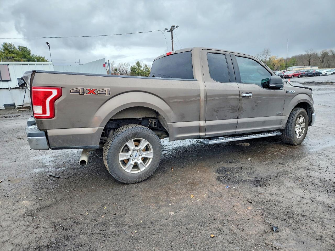 2015 Ford F150 Super Cab Коричневый vin: 1FTEX1EP9FFB54192
