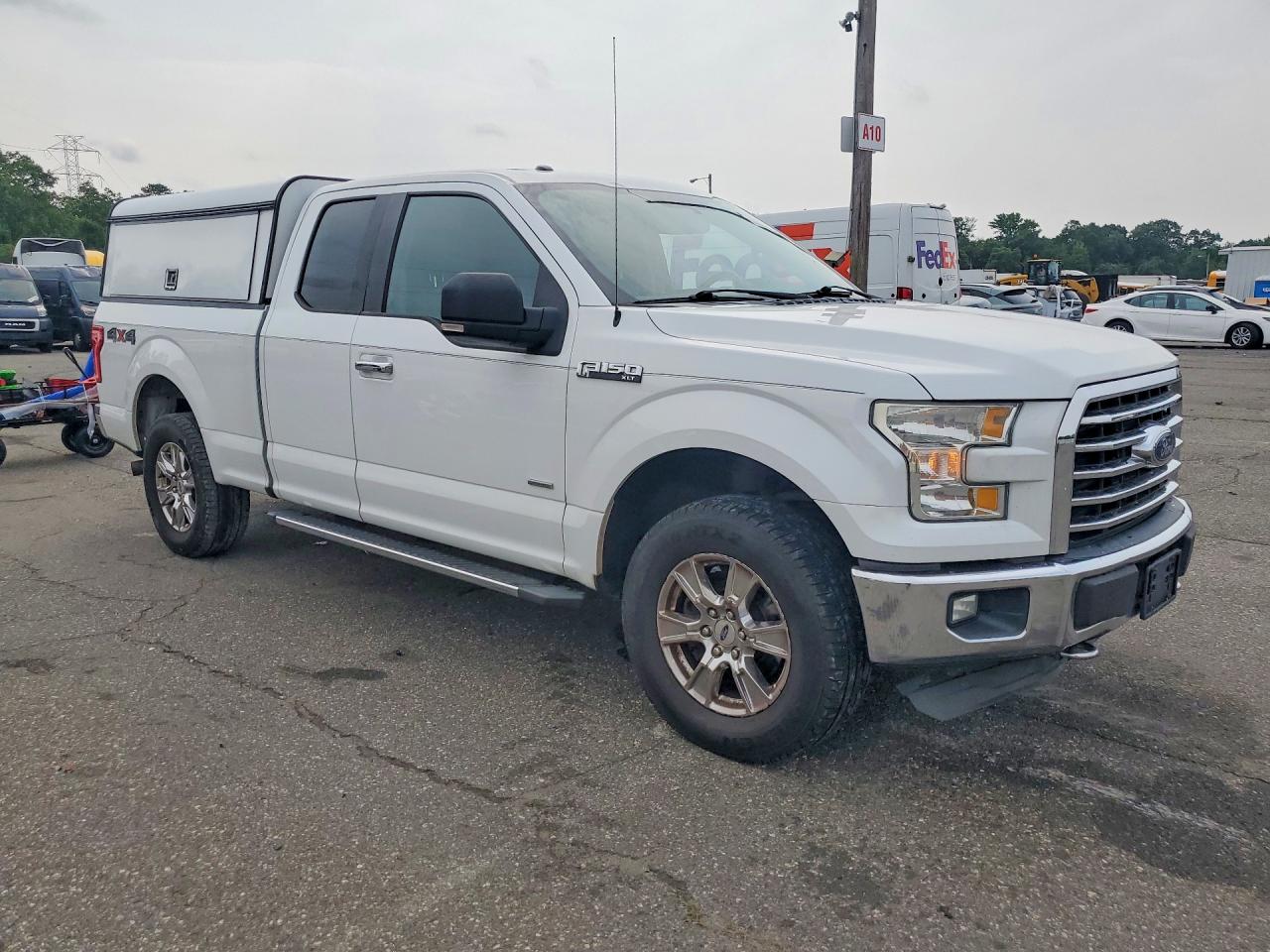 2015 Ford F150 Super Cab Белый vin: 1FTEX1EP9FFC44832