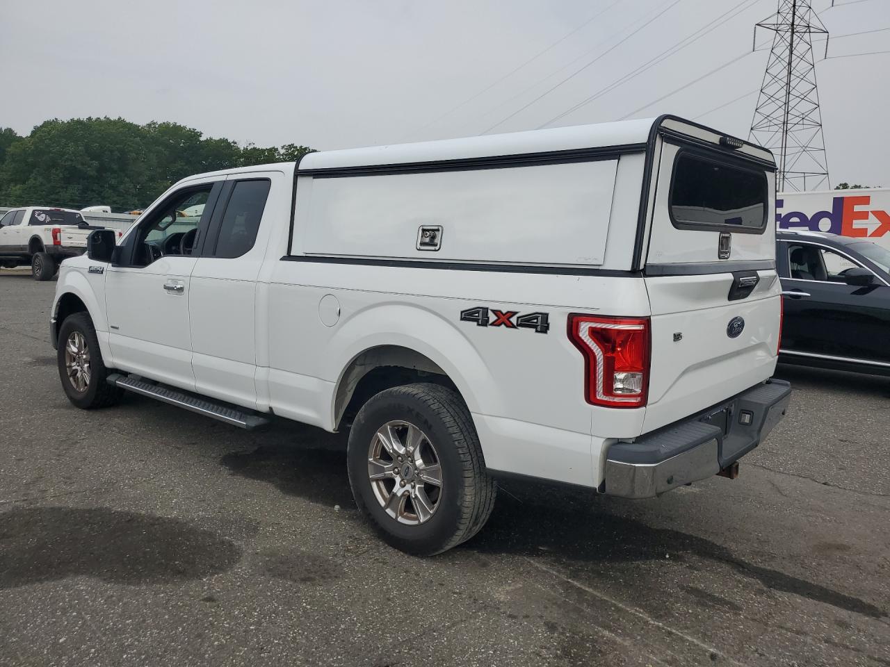2015 Ford F150 Super Cab Белый vin: 1FTEX1EP9FFC44832 Damage: Left Bed Side, Chipped, 3