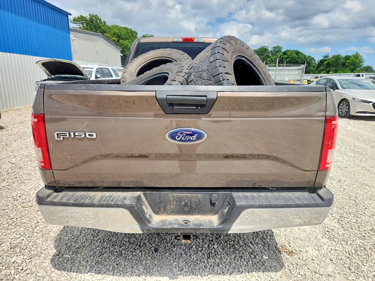 2015 Ford F150 Super Cab Brown vin: 1FTEX1EP9FKE60509
