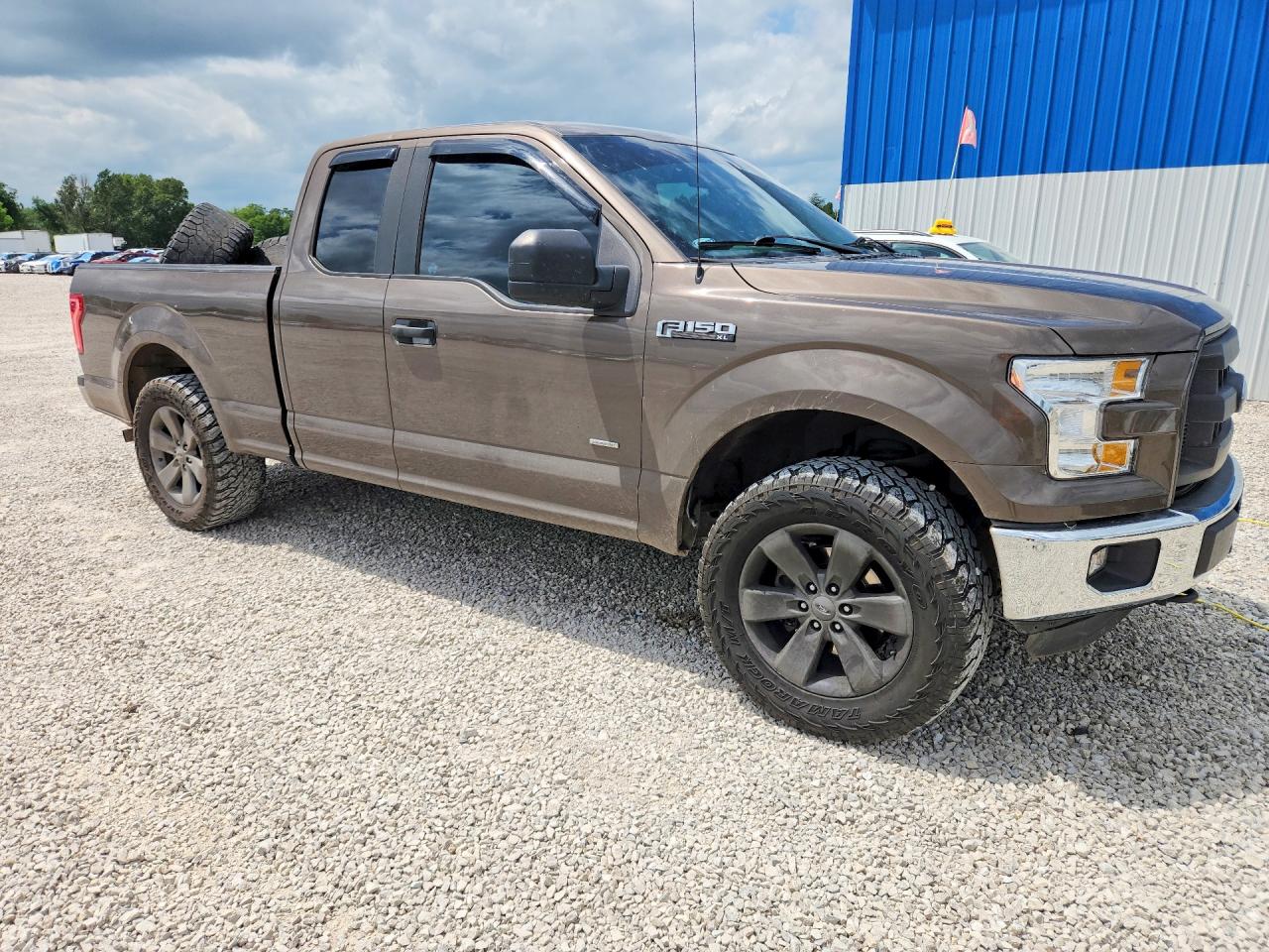 2015 Ford F150 Super Cab Brown vin: 1FTEX1EP9FKE60509
