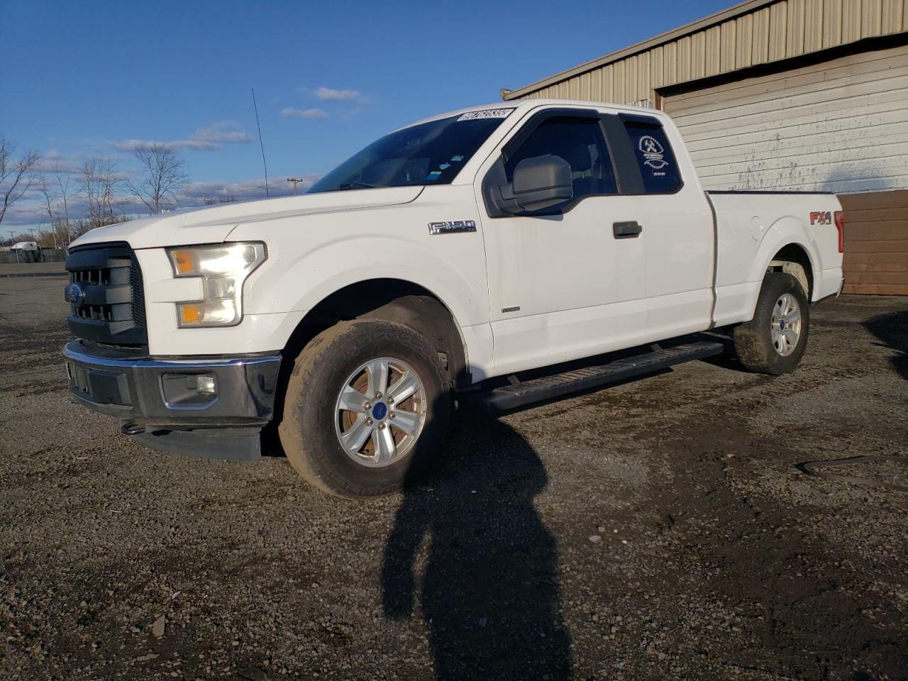 2015 Ford F150 Super Cab White vin: 1FTEX1EPXFFC01665 Damage: Left Front Fender, Multiple Scratches Heavy, 3