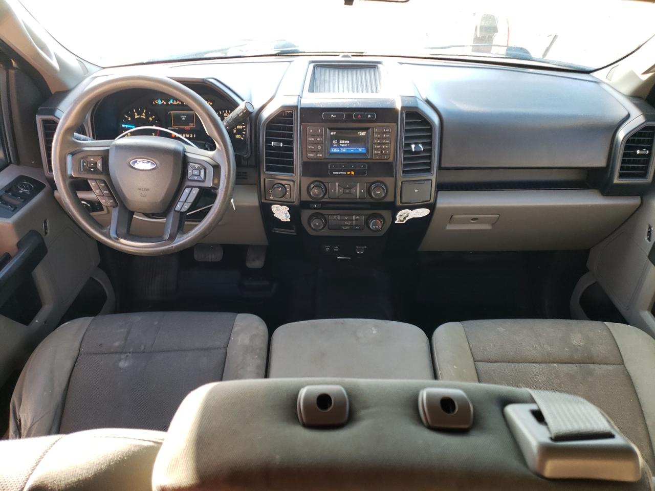 2015 Ford F150 Super Cab White vin: 1FTEX1EPXFFC01665 Damage: Center Headrest, Missing, Replacement Required