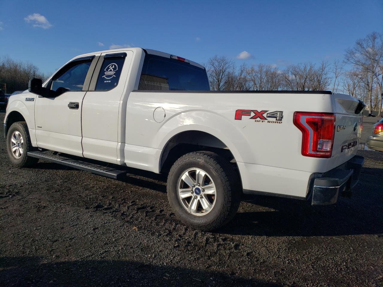 2015 Ford F150 Super Cab White vin: 1FTEX1EPXFFC01665 Damage: Left Bed Side, Multiple Scratches Heavy, 4
