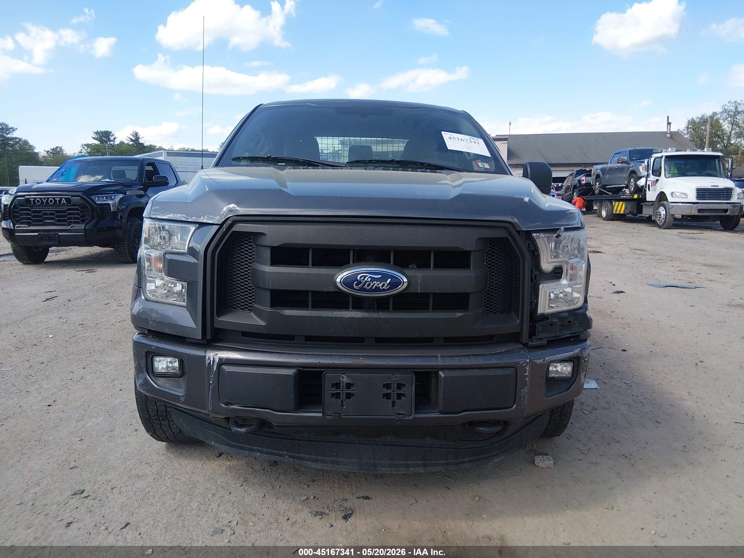 2015 Ford F-150 Xl Gray vin: 1FTEX1EPXFKE45162